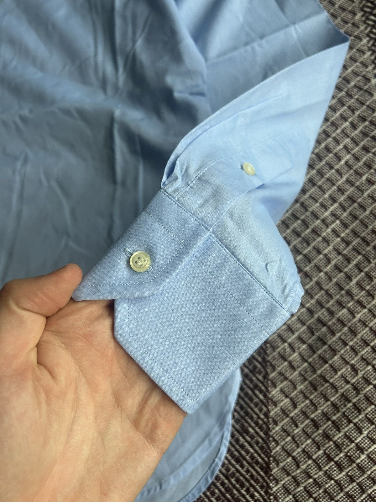 Boggi Boggi Milano Regular Fit Mens Blue Shirt Solid Style Size M Size US M / EU 48-50 / 2 - 4 Thumbnail