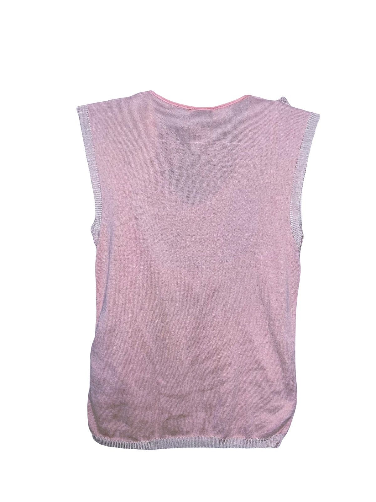 Anna Molinari Vintage Y2K Anna Molinari knit lace tank top 🎀💗 Size ONE SIZE - 2 Thumbnail