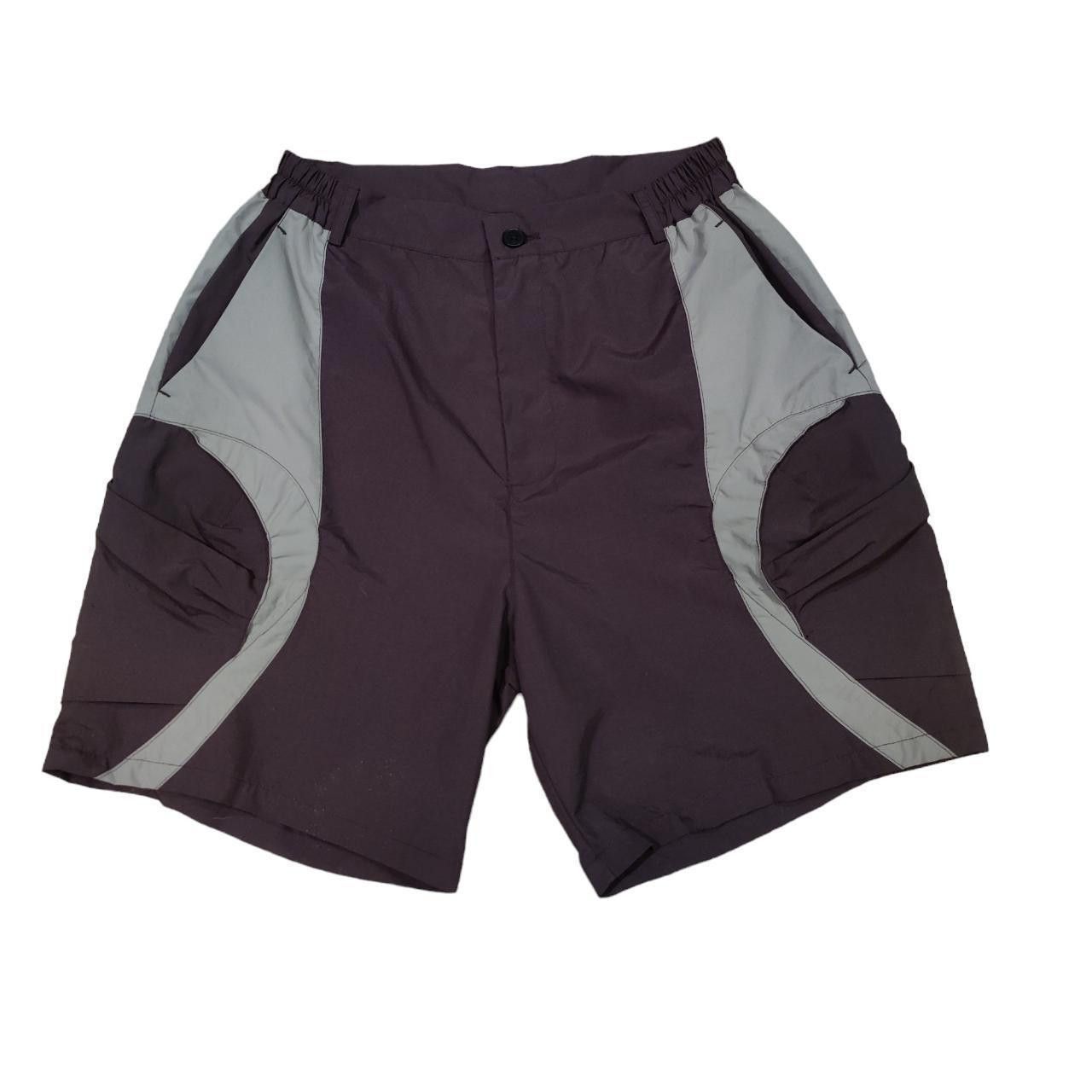 Other 7440371 Brown/Grey Panelled Cargo Shorts Size US 30 / EU 46 - 3 Thumbnail