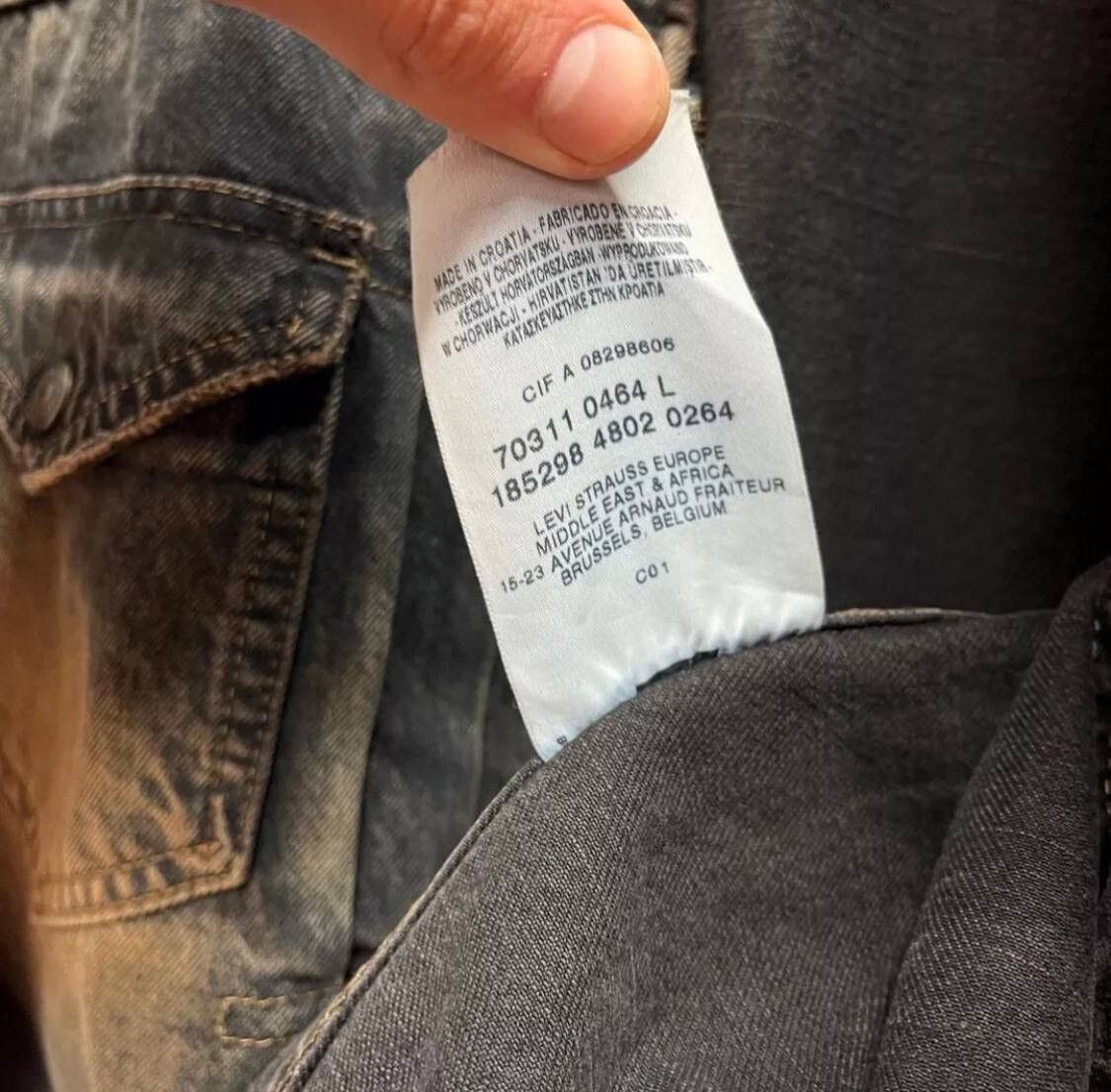 Levi's Acid Wash Full Zip Vintage Levi’s Denim Jacket Size US L / EU 52-54 / 3 - 5 Thumbnail