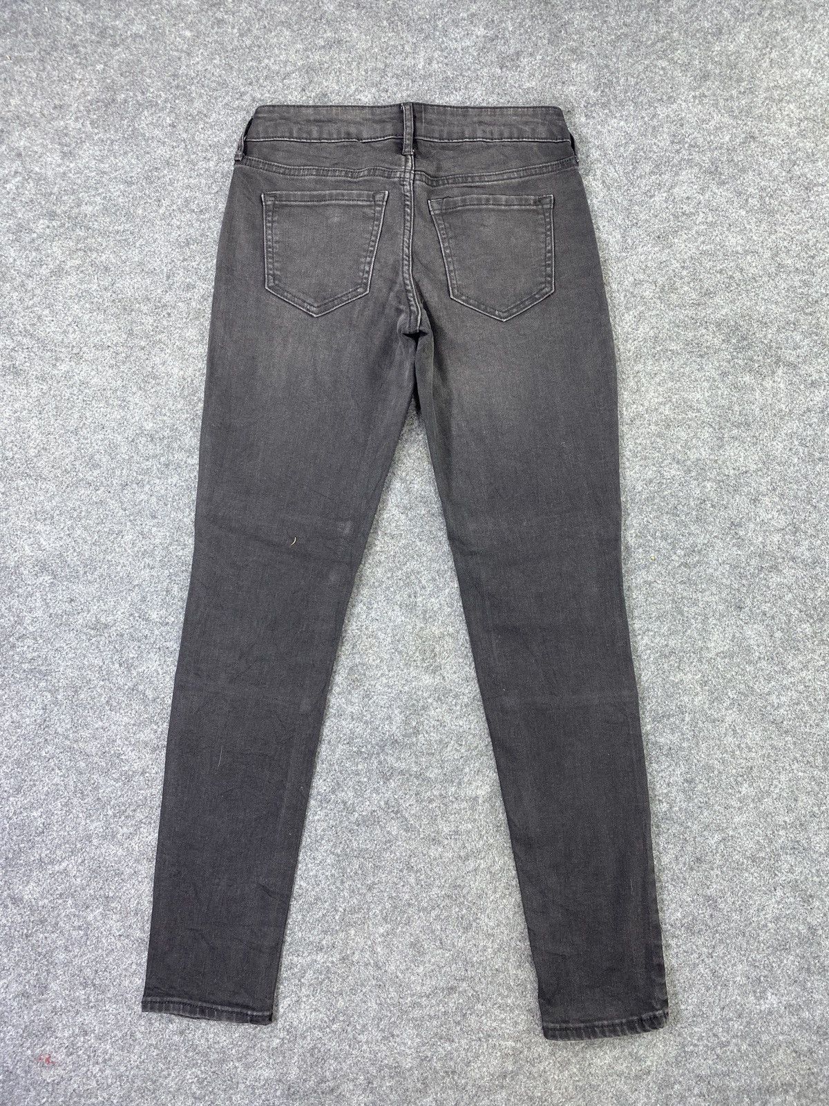 Japanese Brand Old Navy The Rock Star Black Jean's - J1015 Size 27" / US 4 / IT 40 - 4 Thumbnail
