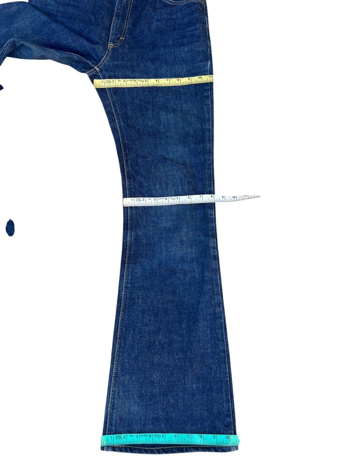 Lee Vintage Y2K Lee Riders Blue Denim Super Flare Jeans Size US 30 / EU 46 - 3 Thumbnail