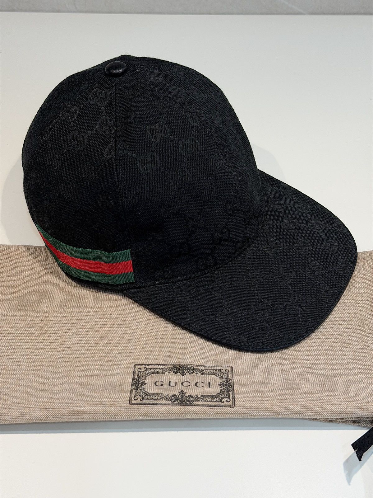Gucci GUCCI GG Monogram Web Baseball Cap Demna Nettspend Tom Ford Size ONE SIZE - 7 Thumbnail