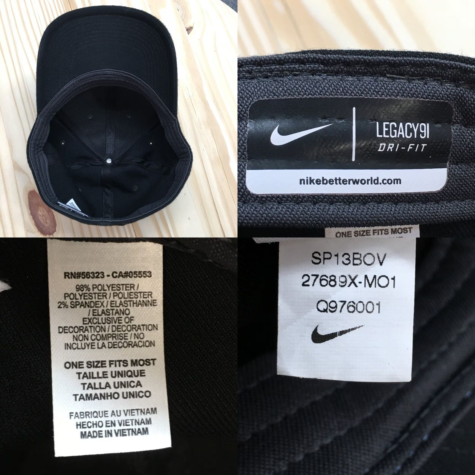 Nike Missouri Tigers Nike Legacy91 Baseball Cap Mens Black OS Fitted Embroidered Logo Size ONE SIZE - 8 Thumbnail