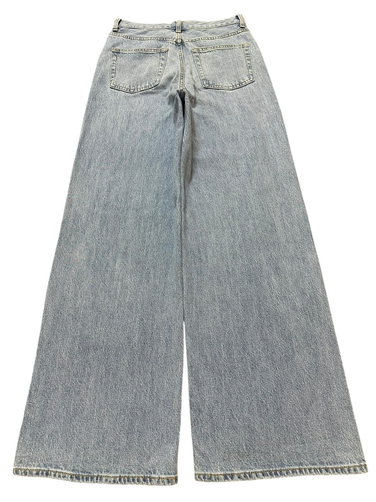 GU Vintage Japanese GU Blue Faded Wash Distressed Baggy Jeans Size US 28 / EU 44 - 2 Thumbnail
