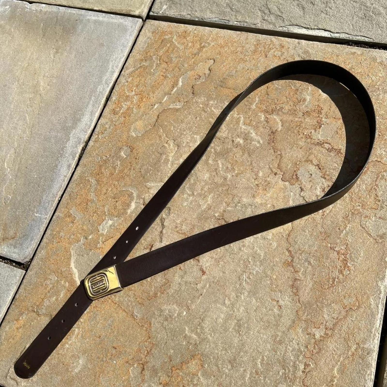 Pierre Cardin Vintage 90s Reversible Leather Belt “Cut to length fit” Size ONE SIZE - 1 Thumbnail