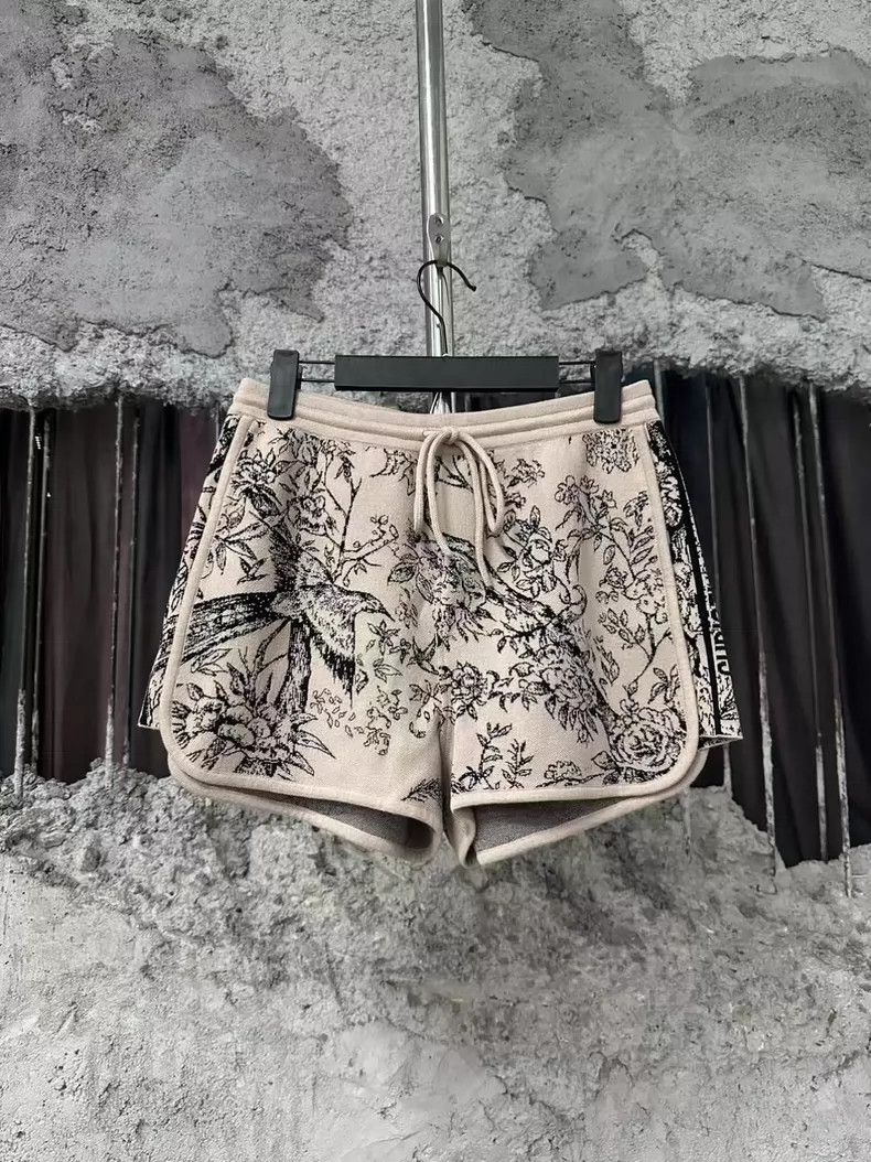 Dior dior floral cashmere shorts for summer-dmc Size US 34 / EU 50 - 1 Thumbnail