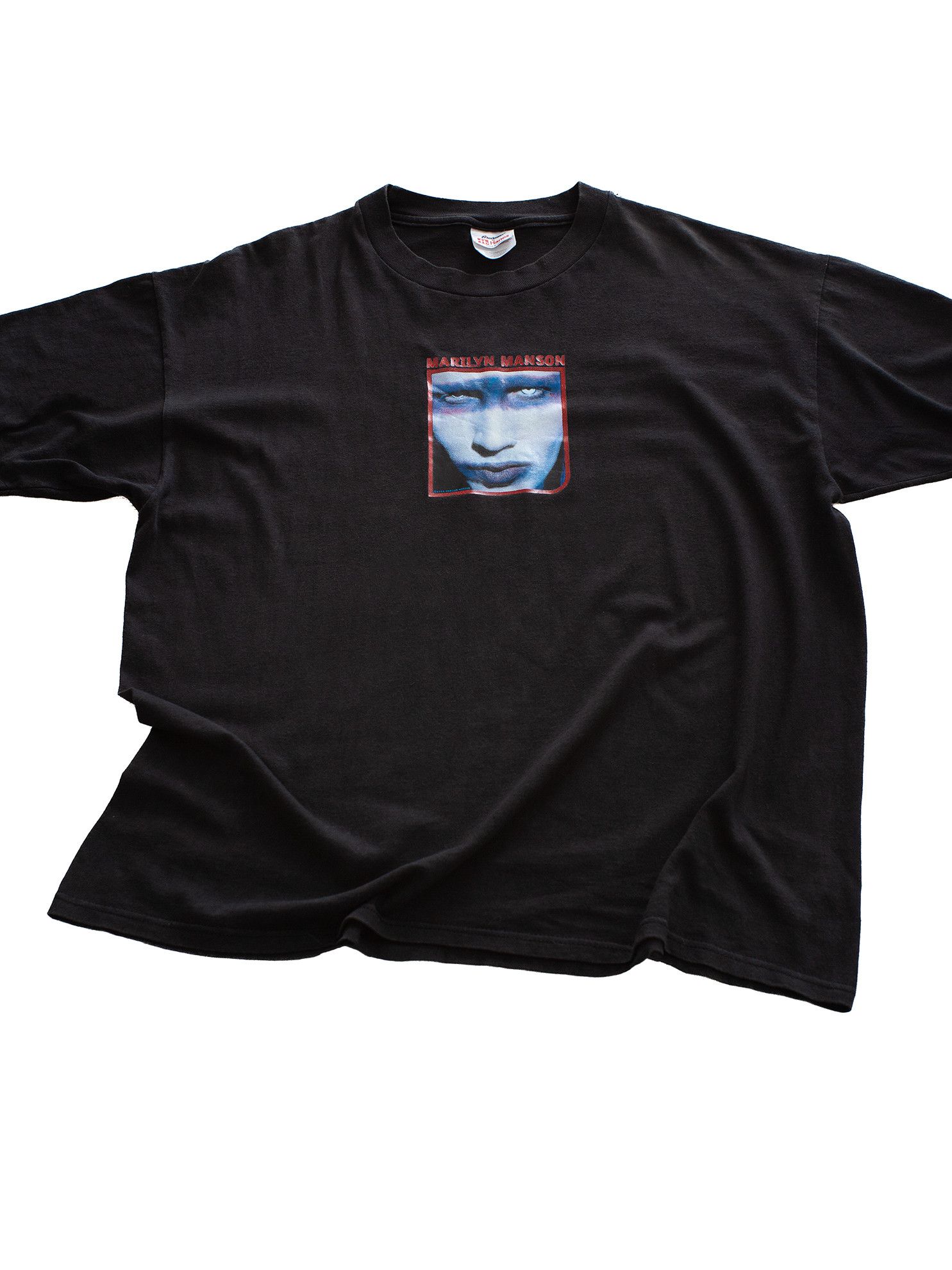 Band Tees Vintage 1998 Marilyn Manson "Mechanical Animals" 90s T-Shirt Size US XL / EU 56 / 4 - 2 Thumbnail