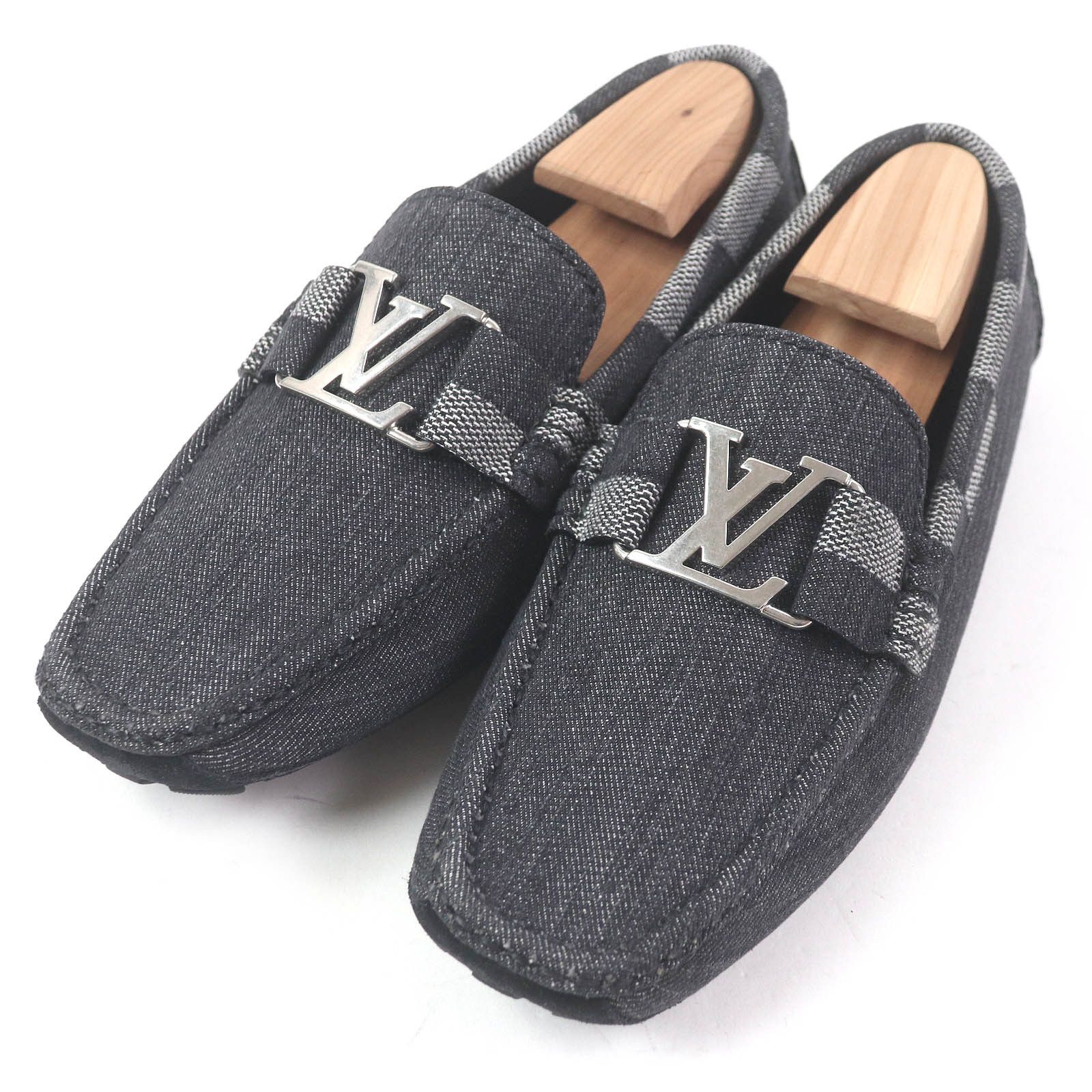 Louis Vuitton Louis Vuitton Louis Vuitton LV Hockenheim Line Denim Driving Shoes Textile Shoes DUTY FREE for USA Size ONE SIZE - 1 Thumbnail