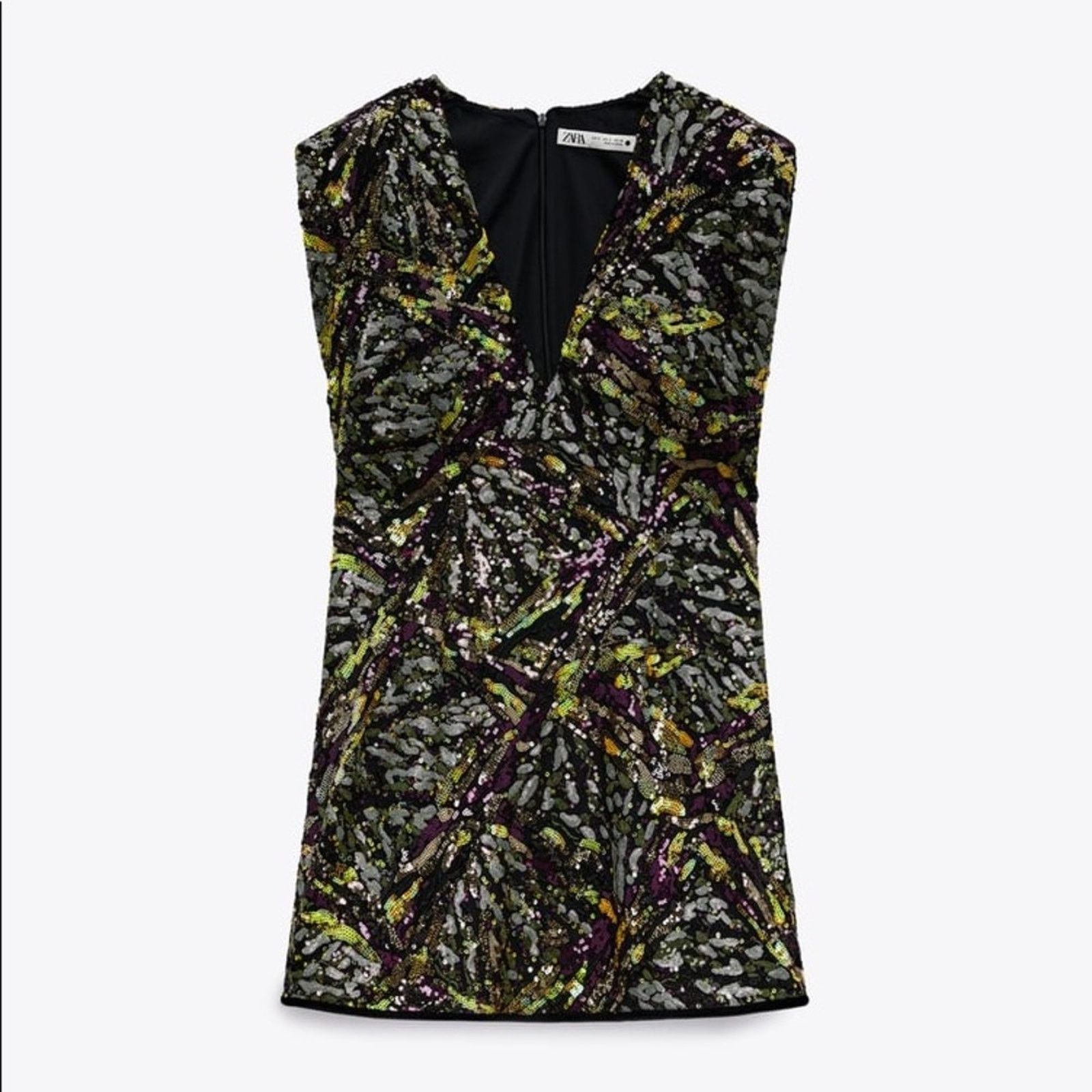 Zara ZARA BLOGGER FAVORITE SEQUIN MINI DRESS Size S / US 4 / IT 40 - 13 Thumbnail