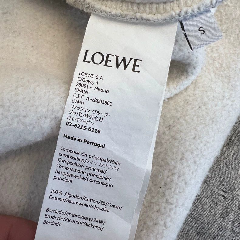 Loewe Loewe Gray fake two small logo hoodie Size S / US 4 / IT 40 - 4 Thumbnail