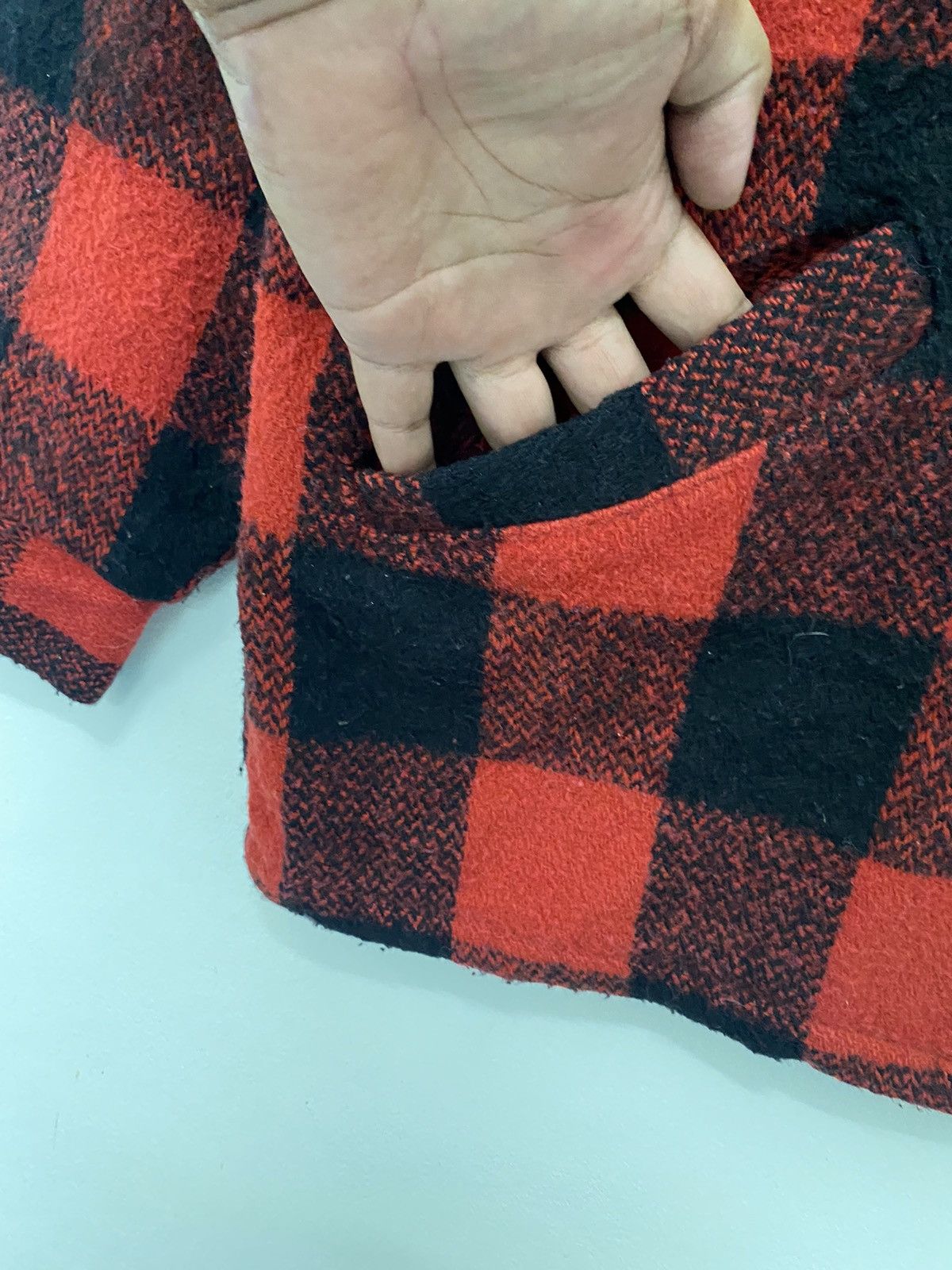 Flannel Vintage Melton Flannel Wool Jacket Size US M / EU 48-50 / 2 - 8 Thumbnail