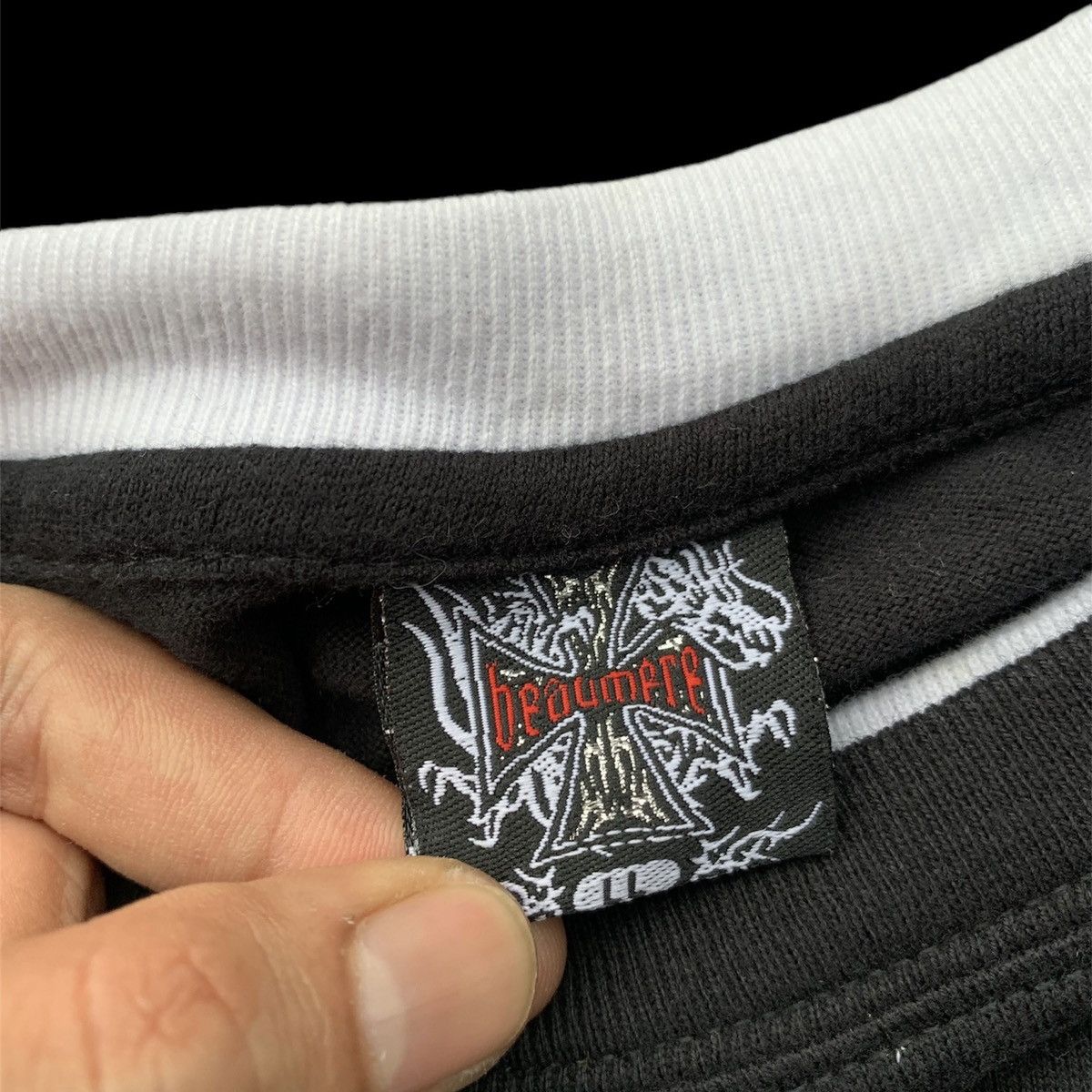 If Six Was Nine × Japanese Brand × Le Grande Bleu (L.G.B.) Beaumere y2k poem longsleavee Size US L / EU 52-54 / 3 - 4 Thumbnail