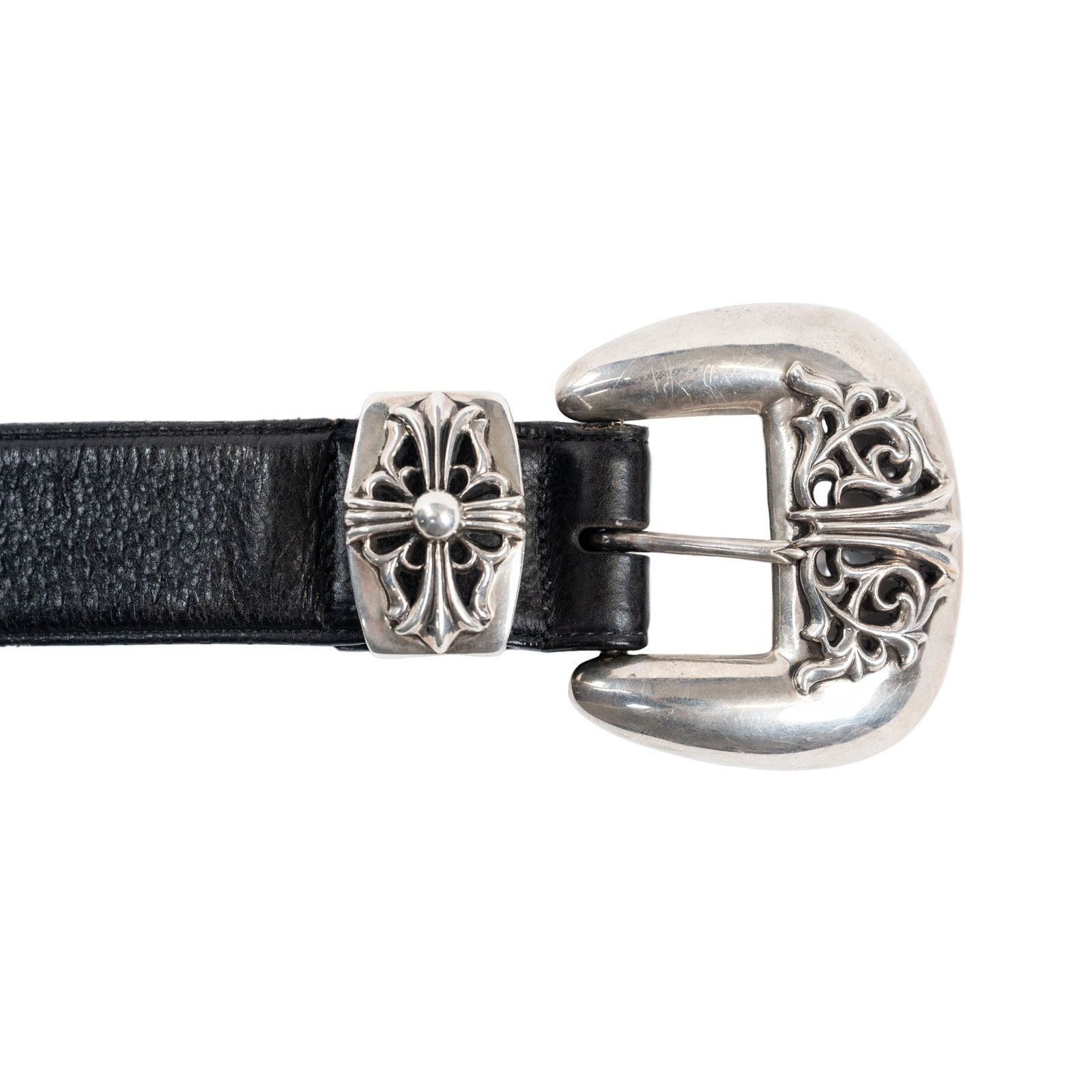 Chrome Hearts Silver Vine Floral Three-Piece Belt Size 32 - 5 Thumbnail