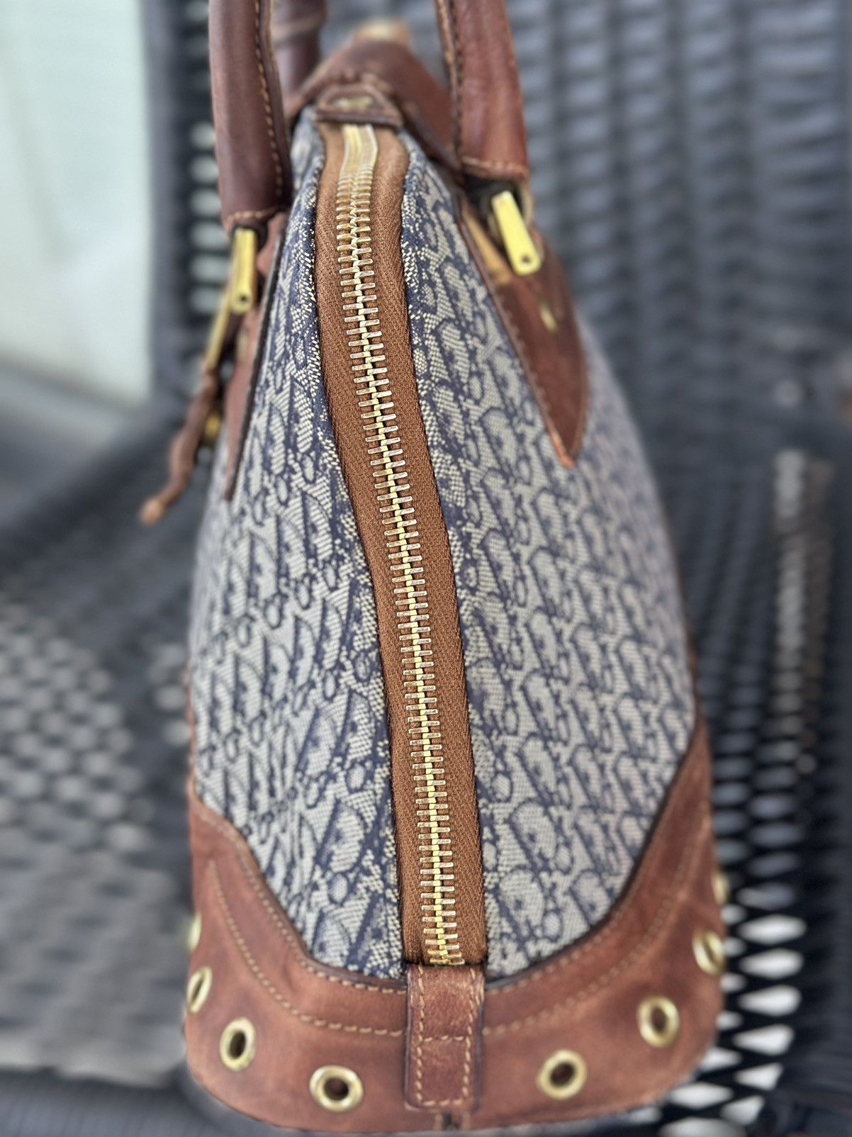 Dior Christian Dior Street Chic Dome Trotter Monogram Bag Size ONE SIZE - 10 Thumbnail