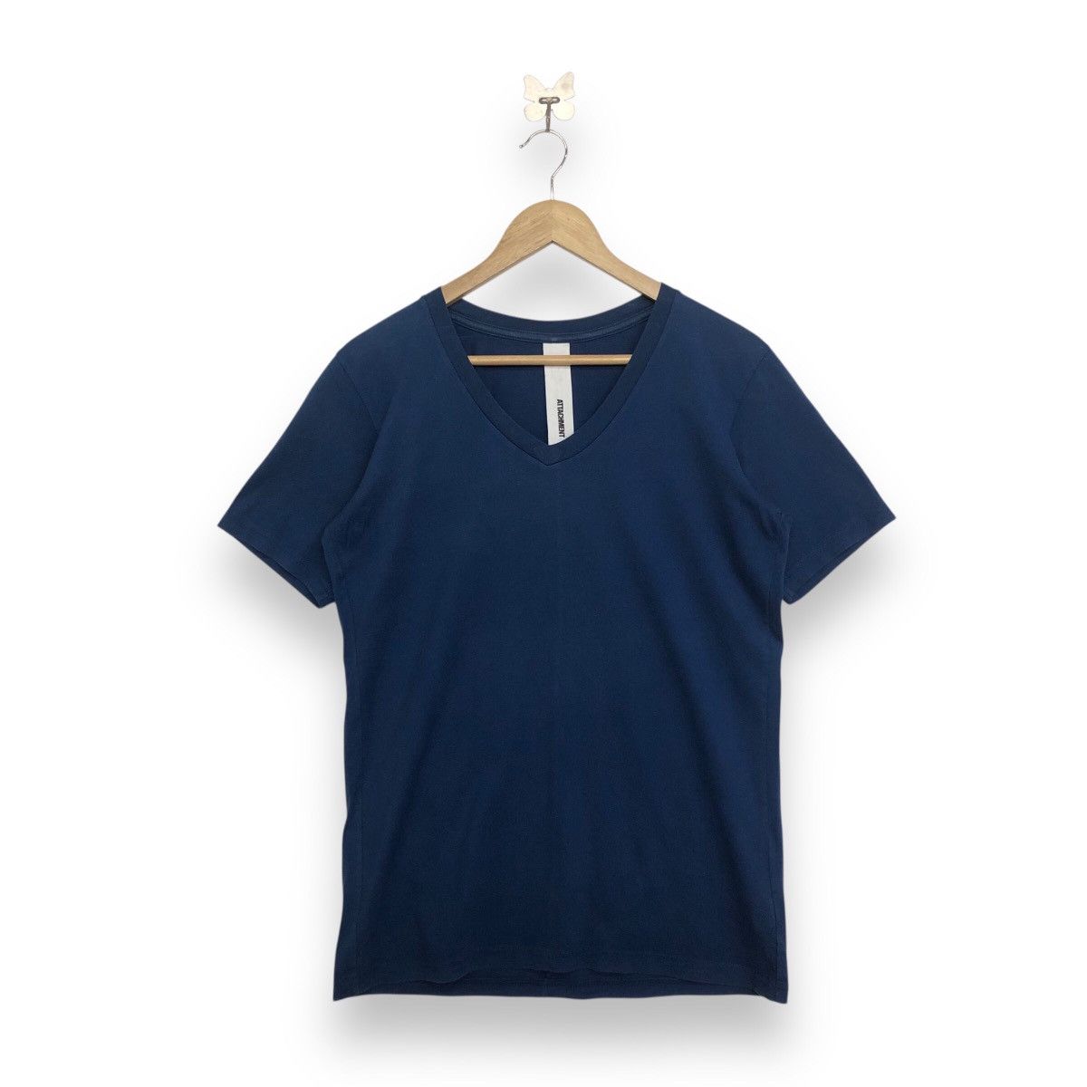 ATTACHMENT V NECK DESIGN JAPANESE BRAND SHIRT