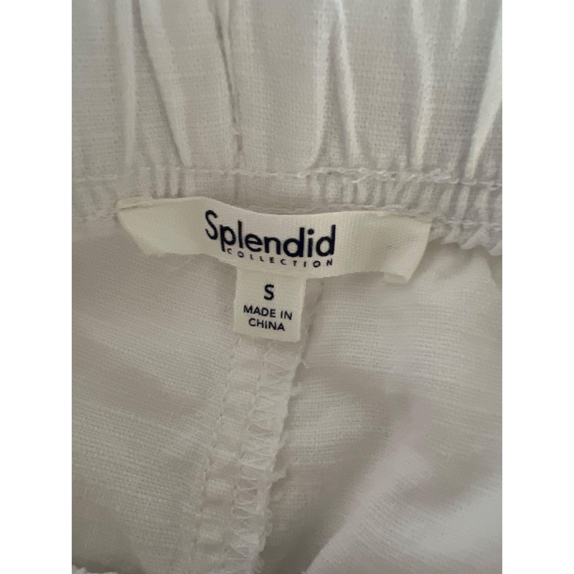 Splendid Splendid Gia White Drawstring Pants Size 27" / US 4 / IT 40 - 8 Thumbnail