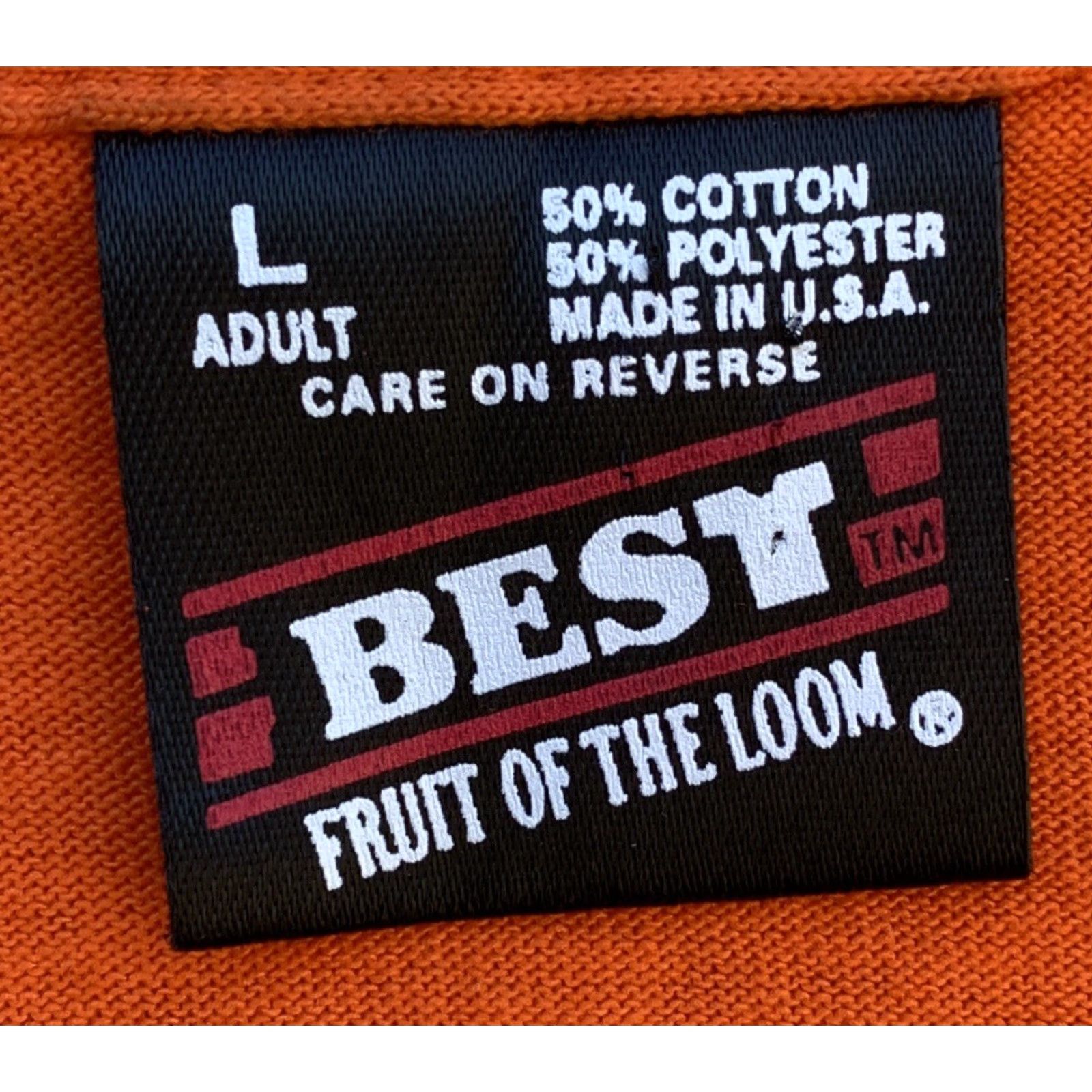 Fruit Of The Loom VINTAGE Santa Fe BNSF T Shirt Railroad Train Graphic Tee Single Stitch Size L Men Size US L / EU 52-54 / 3 - 4 Thumbnail