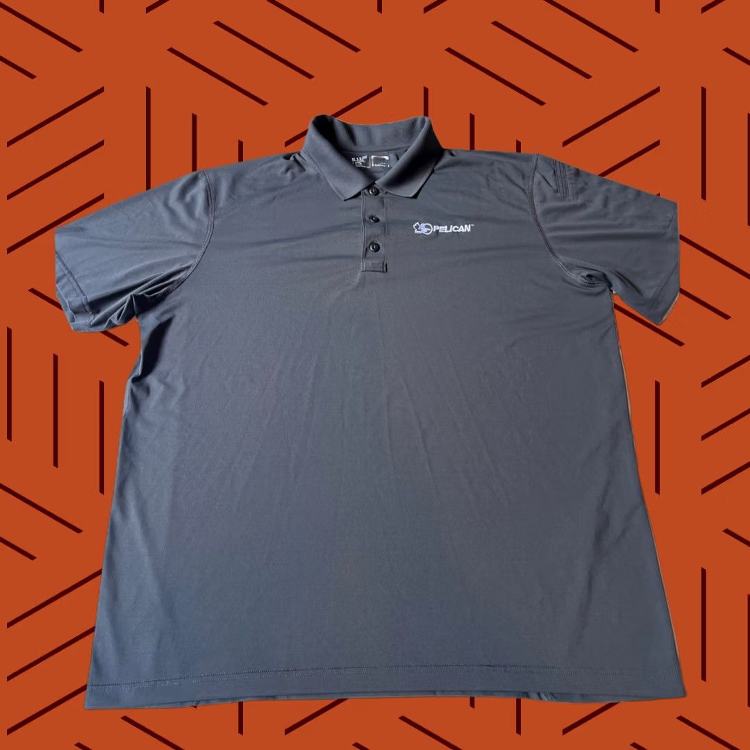 Vintage 5.11 Tactical Polo Shirt Adult Gray XL Regular Short Sleeve Logo Pelican Case Crewneck/Collar Polo Shirt Men Size US XL / EU 56 / 4 - 1 Thumbnail