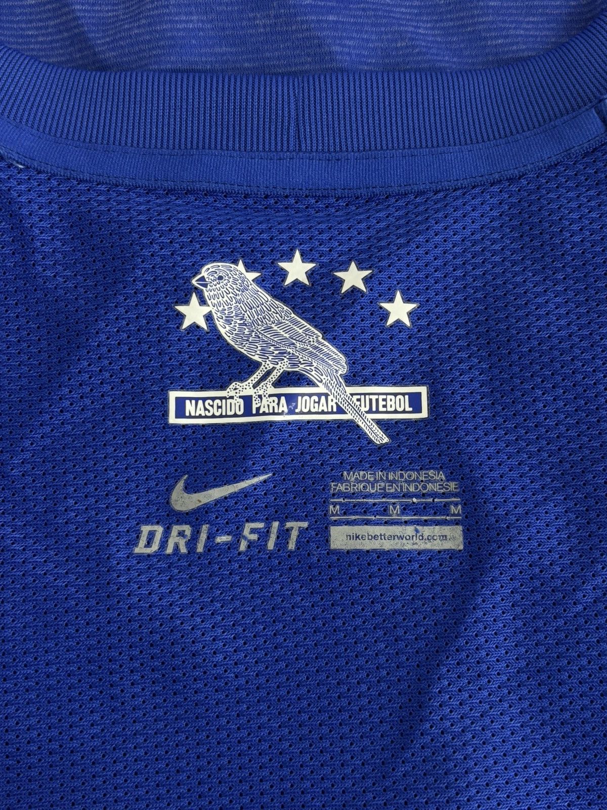 Nike Nike Brazil 2013/14 Player Issue Soccer Jersey Size US M / EU 48-50 / 2 - 6 Thumbnail