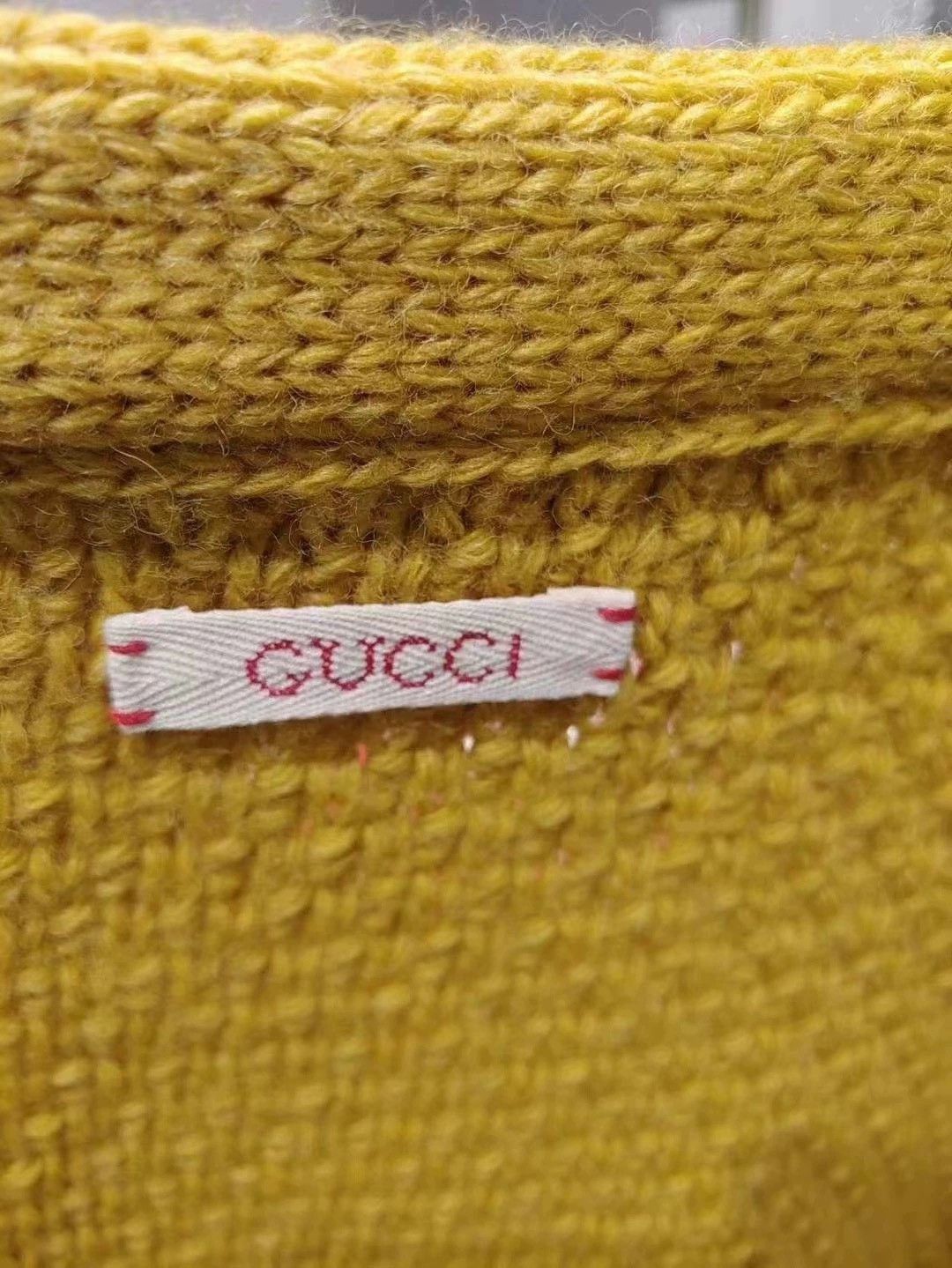Gucci Gucci Detachable long-sleeved twisted braided V-neck pullov Size US M / EU 48-50 / 2 - 3 Thumbnail