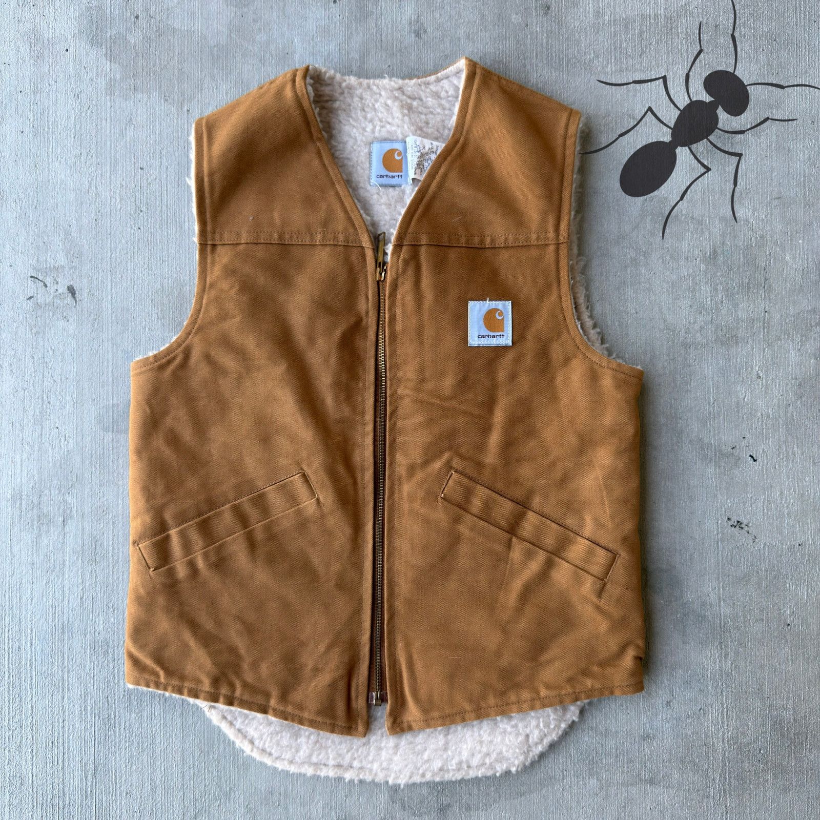 Carhartt × Vintage Carhartt V03 brown work wear vest Size US S / EU 44-46 / 1 - 1 Thumbnail