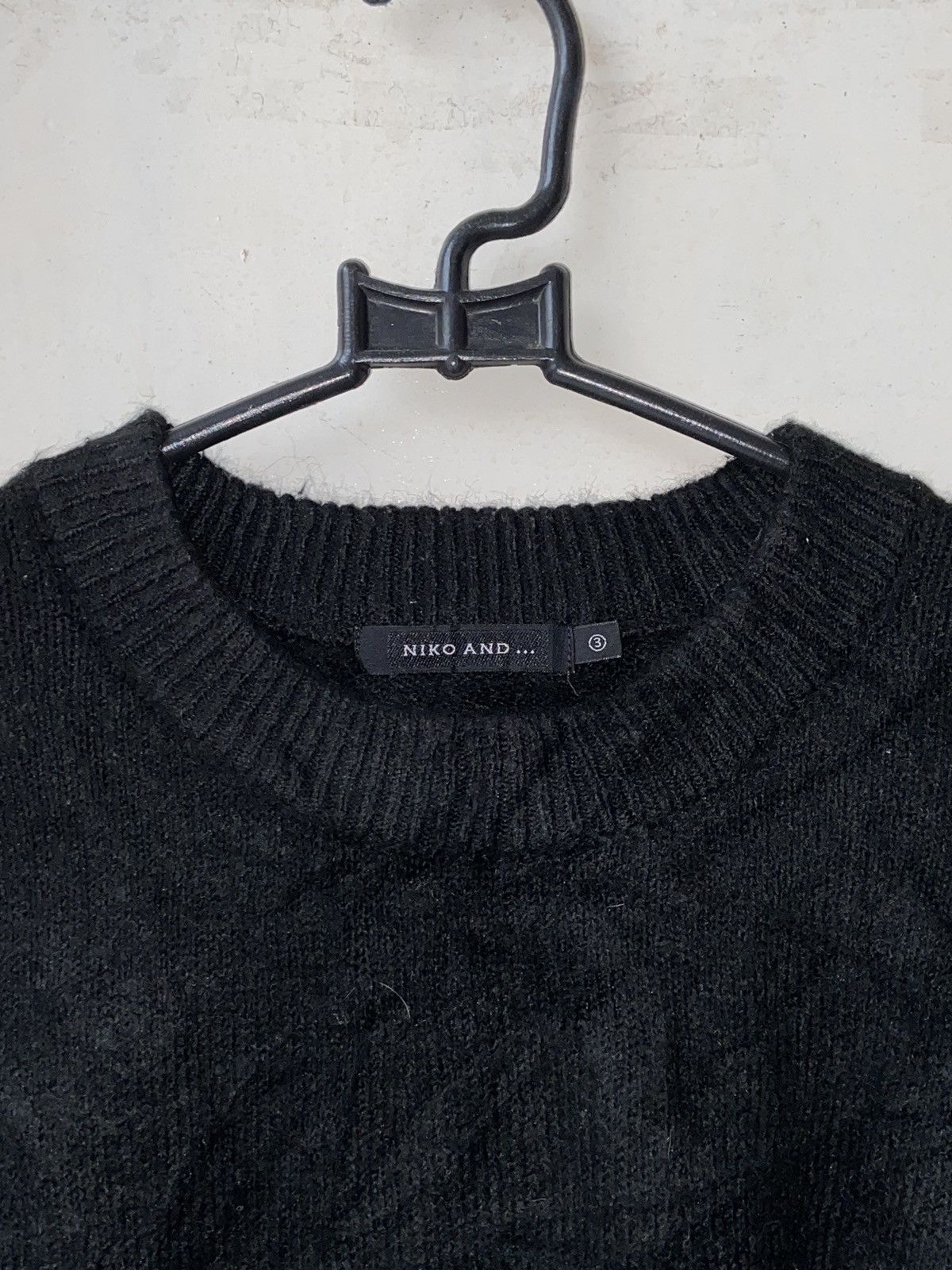 Issey Miyake NIKO AND… Black Sweater Size US XL / EU 56 / 4 - 4 Thumbnail