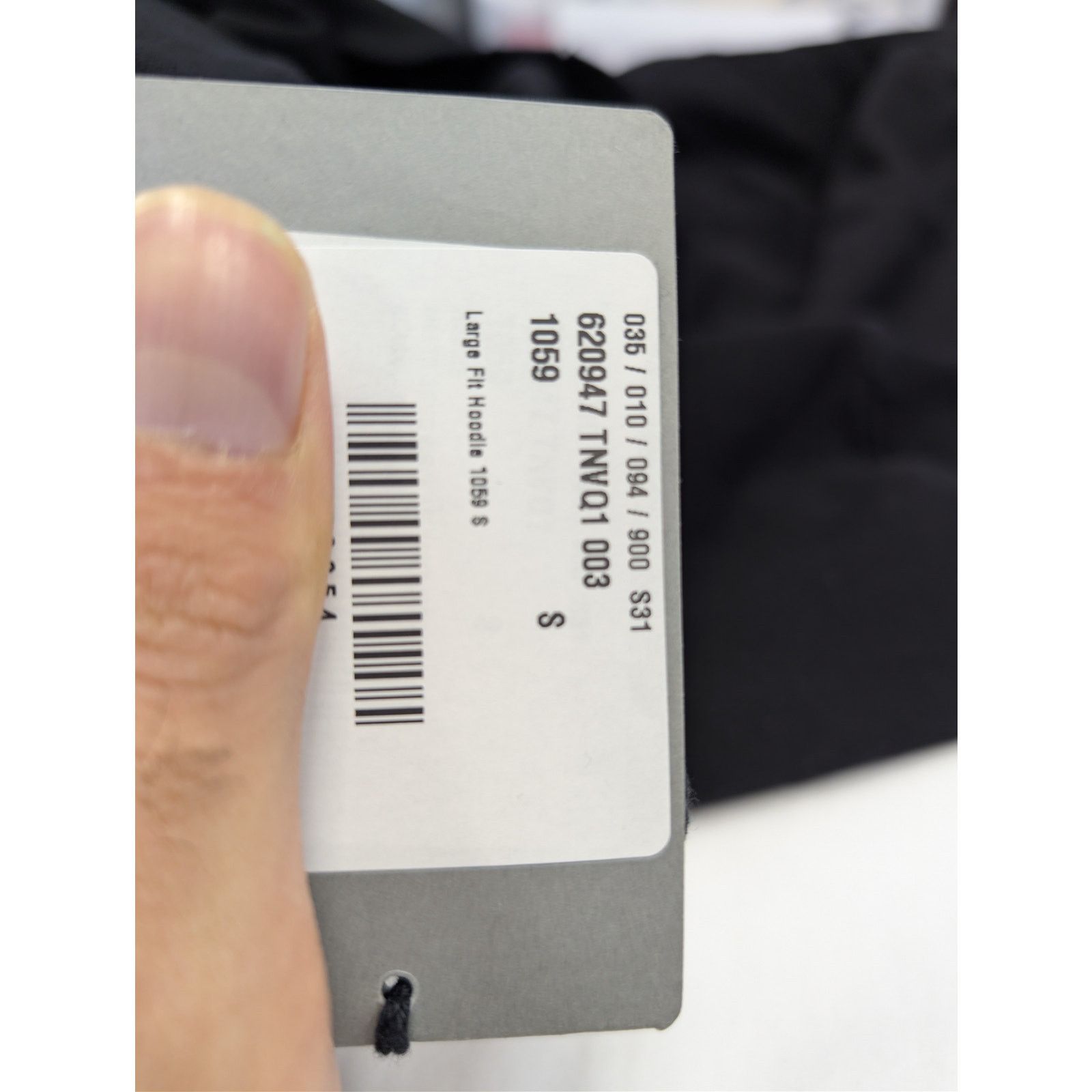 Balenciaga o1rshd1 Large Fit Hoodie in Black S Size US S / EU 44-46 / 1 - 22 Thumbnail