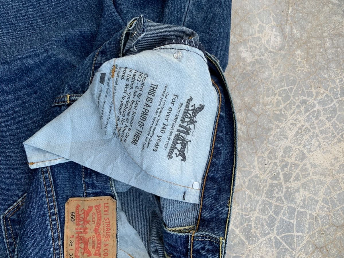 Levi's indigo blue jeans Levi's 550 Size US 36 / EU 52 - 8 Thumbnail