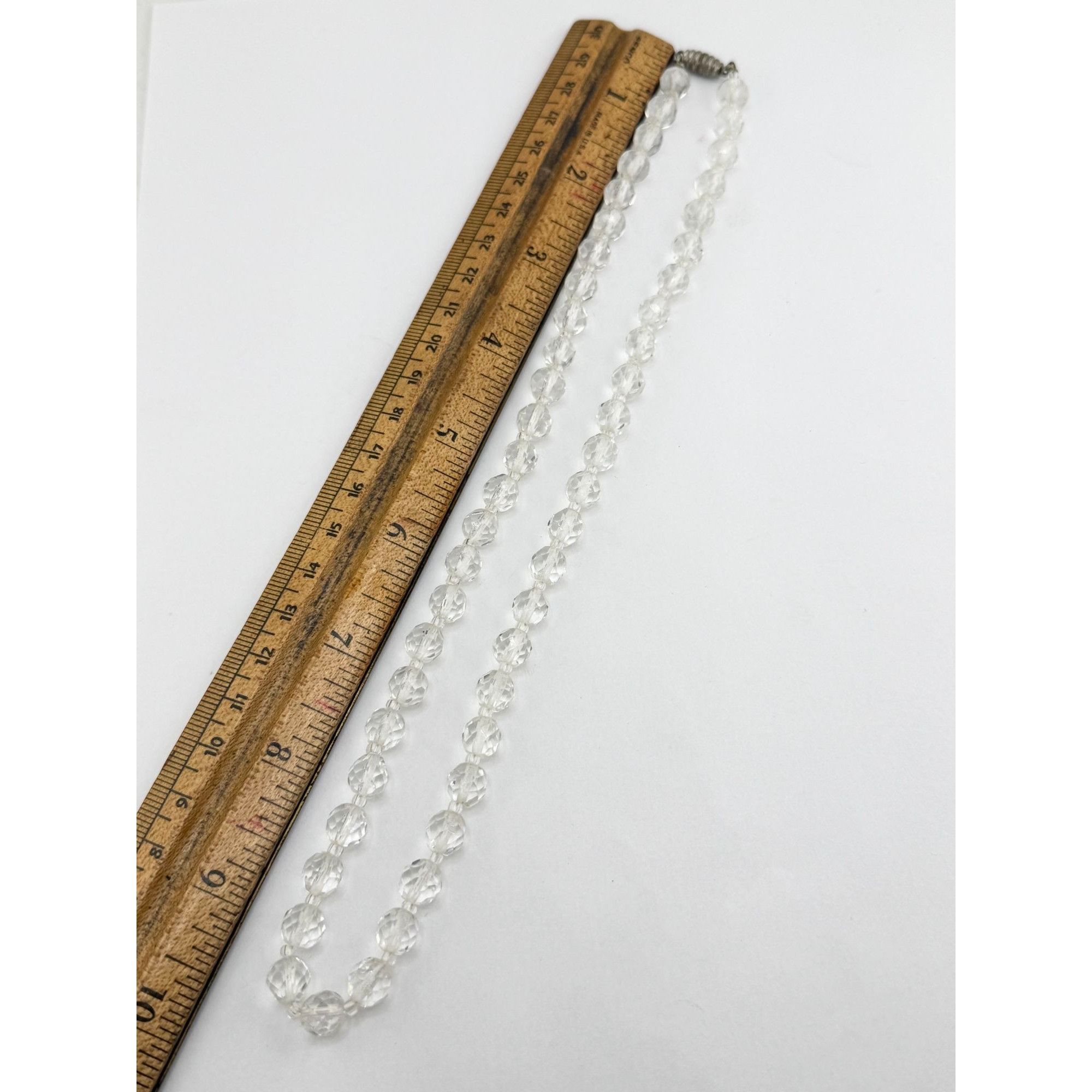 Vintage Vintage faceted crystal beaded collar necklace Size ONE SIZE - 4 Thumbnail