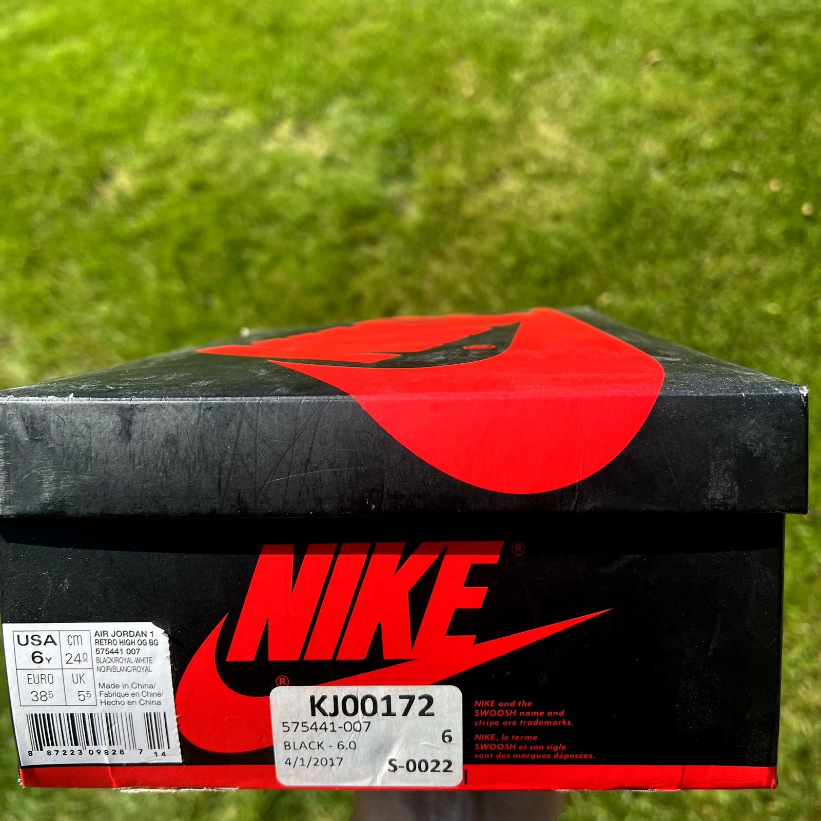 Jordan Brand × Nike Size 6 Air Jordan 1 Retro High OG BG Royal 2017 Men's Shoes Size US 6 / EU 39 - 9 Thumbnail