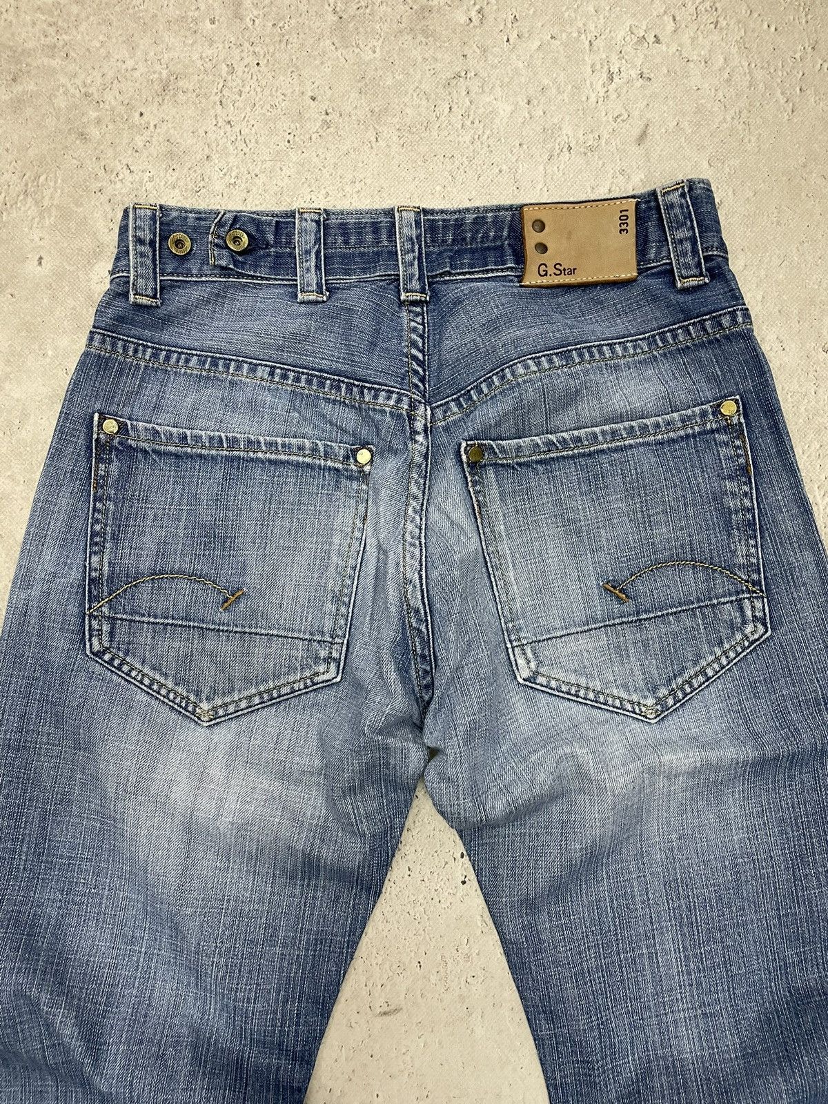 G-Star Rare flared y2k g star raw distressed jeans y2k Size US 31 - 13 Thumbnail