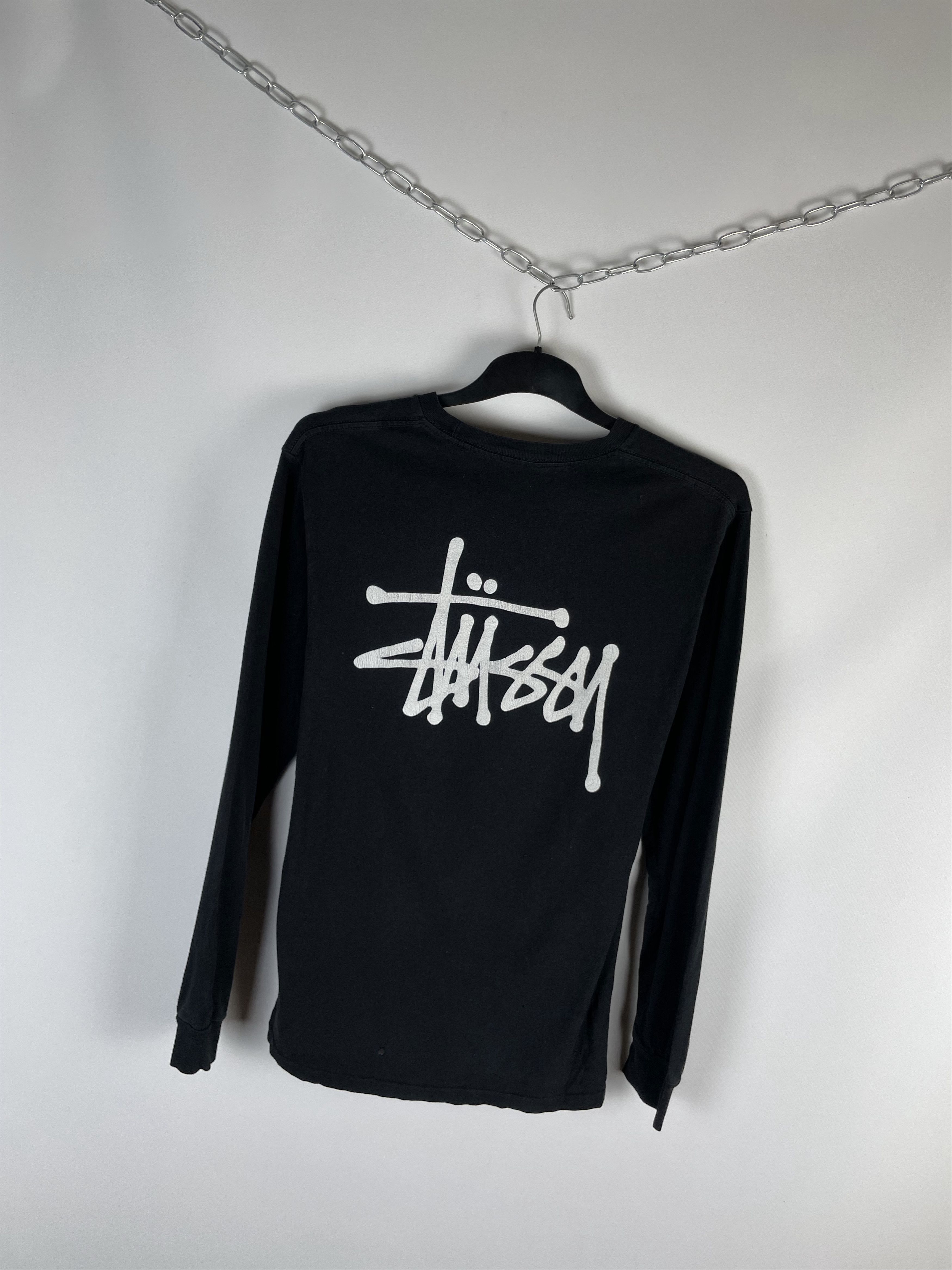Stussy Vintage Stussy Long Sleeve Shirt Big Logo Size US M / EU 48-50 / 2 - 2 Thumbnail