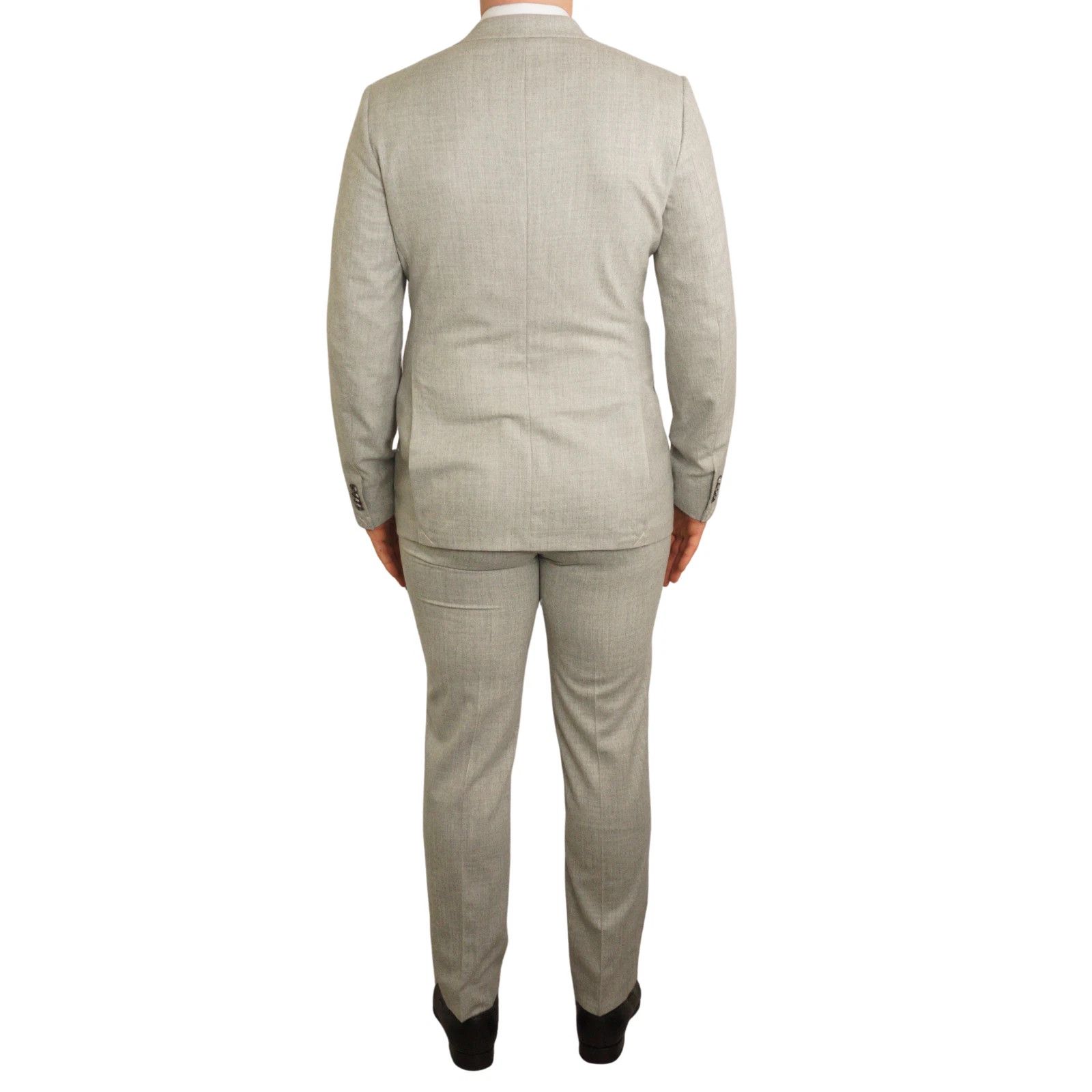 Suitsupply Men Suitsupply Suit Grey La Spalla Drago Circular Wool US40L Size 40L - 3 Thumbnail