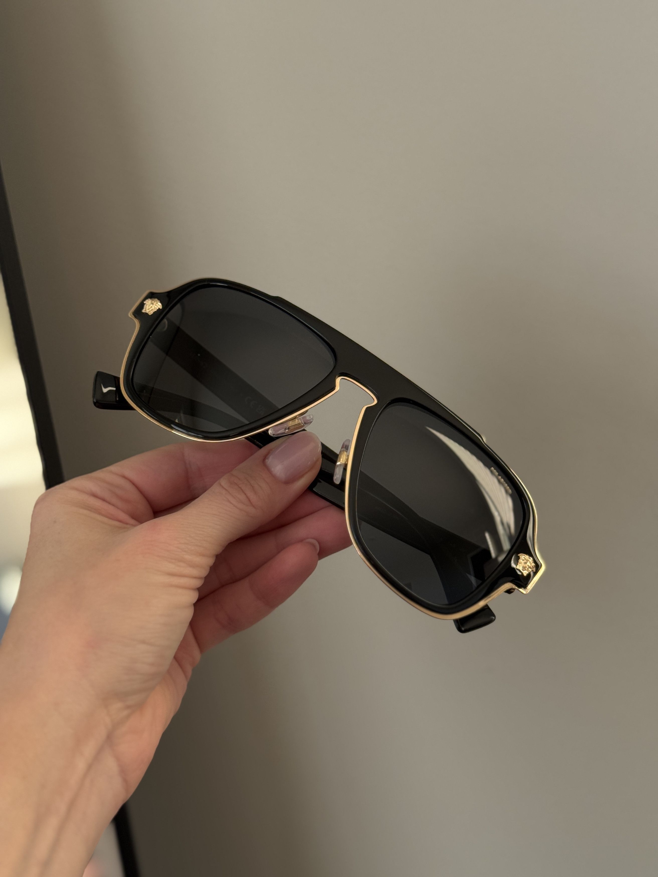 Versace Versace Men Sunglasses Aviator VE2199 100281 NEW AUTHENTIC Size ONE SIZE - 3 Thumbnail