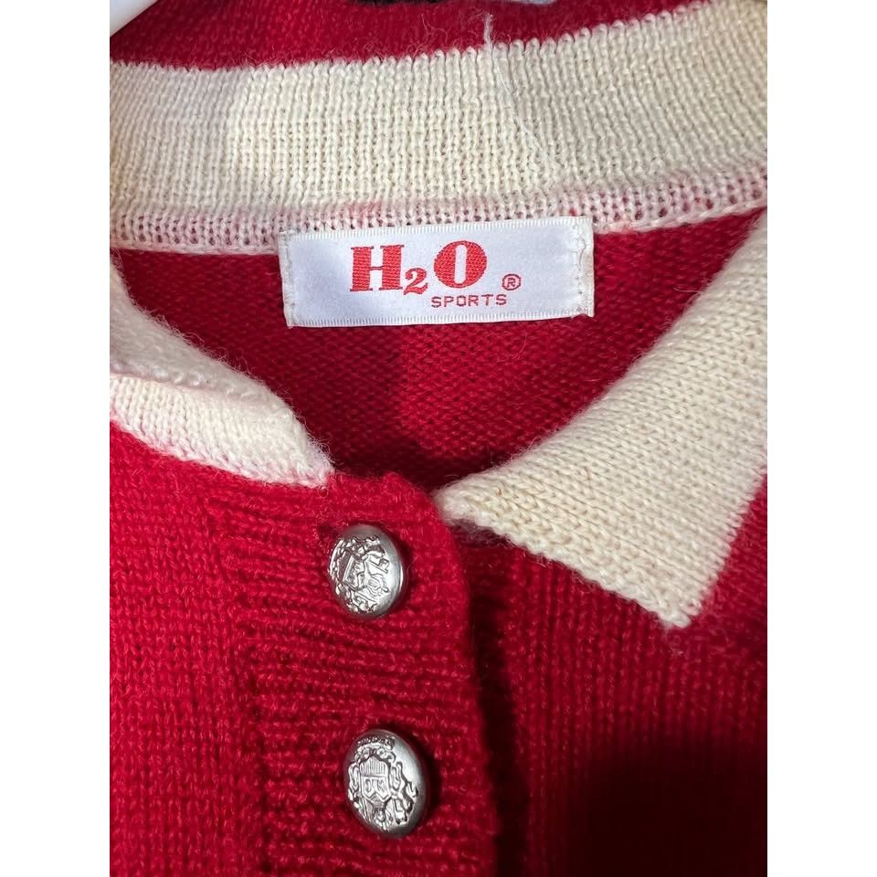 Other Vintage 50s preppy polo embroidered metal button mock neck s Size US M / EU 48-50 / 2 - 4 Thumbnail