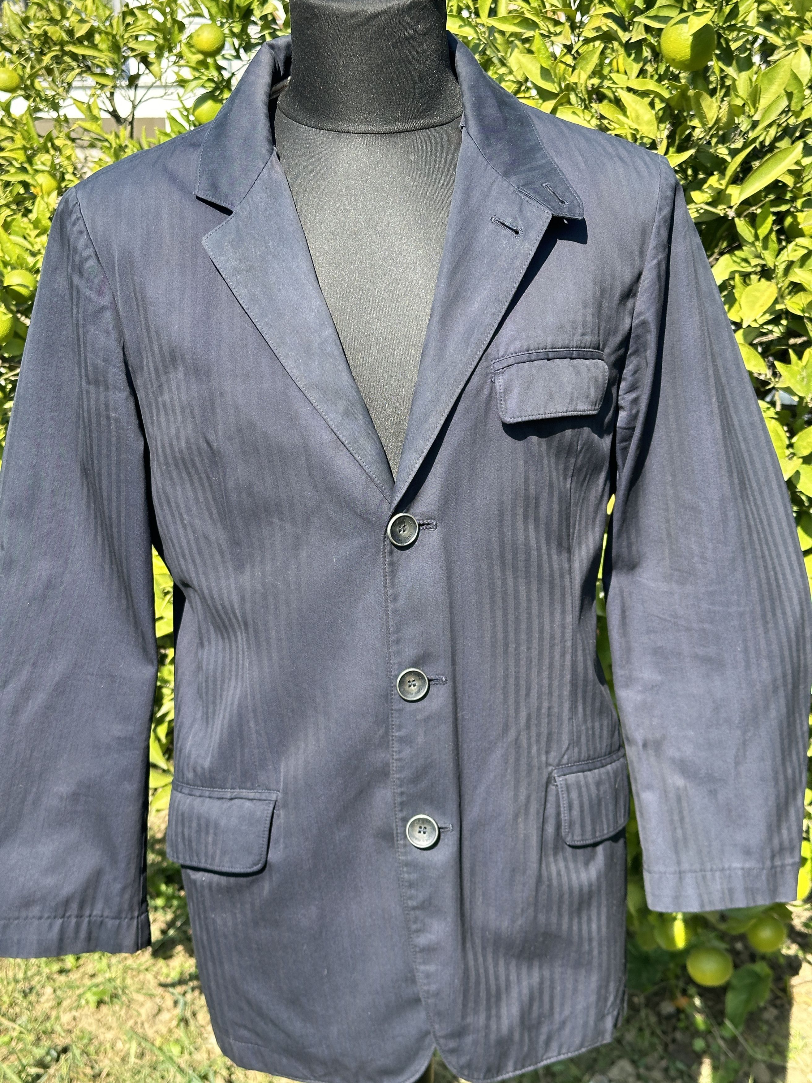Loro Piana Loro Piana Unstructured Cotton Blend Blazer 3-Button Size 48 Size US M / EU 48-50 / 2 - 12 Thumbnail