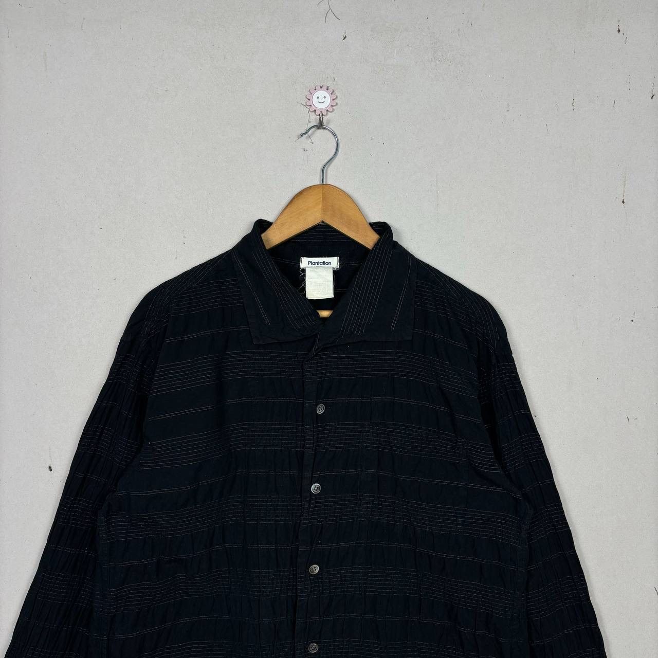 Issey Miyake Issey Miyake Plantation Crinkle Stripe Shirt Japan Size M Size US M / EU 48-50 / 2 - 3 Thumbnail
