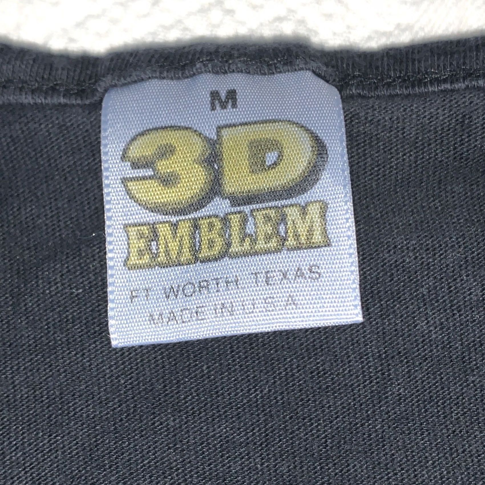 Harley Davidson VINTAGE Harley Davidson T Shirt Medium Black 80s Single Stitch 3D Women’s Size M / US 6-8 / IT 42-44 - 6 Thumbnail