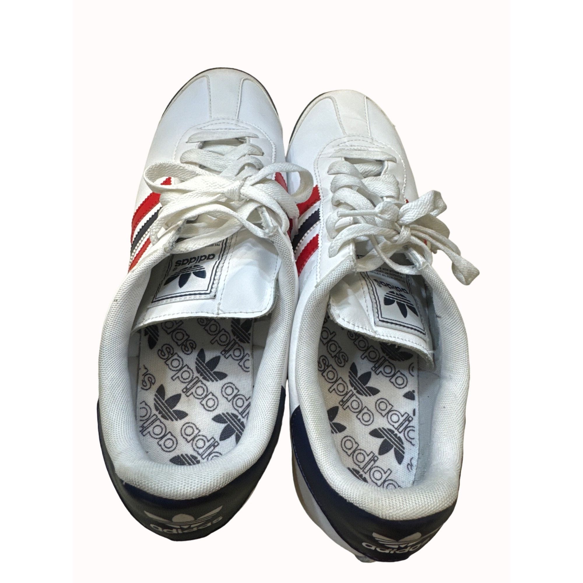 Adidas Adidas Samoa G56275 men’s white red white blue shoe sneakers Size US 13 / EU 46 - 5 Thumbnail