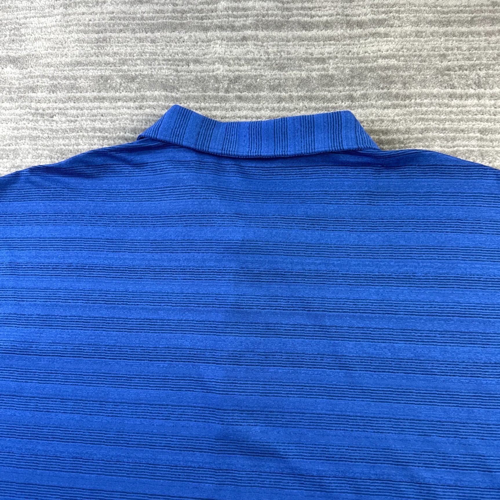 Peter Millar Peter Millar Polo Shirt Mens XL Blue Striped Polo Shirt Summer Comfort Casual Golf Size US XL / EU 56 / 4 - 4 Thumbnail