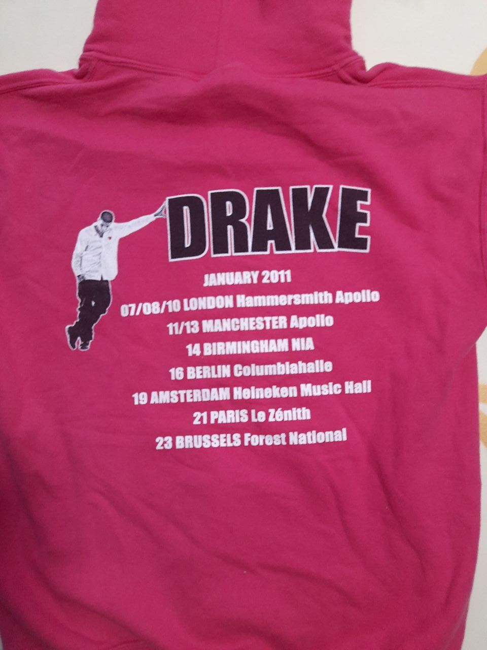 Drake × Gildan × Rap Tees Gildan Drake European Tour January 2011 Hoodie Size US S / EU 44-46 / 1 - 5 Thumbnail
