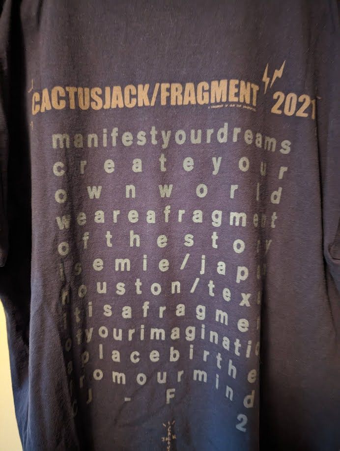 Fragment Design × Travis Scott Travis Scott Cactus Jack Fragment T-shirt Size US L / EU 52-54 / 3 - 3 Thumbnail