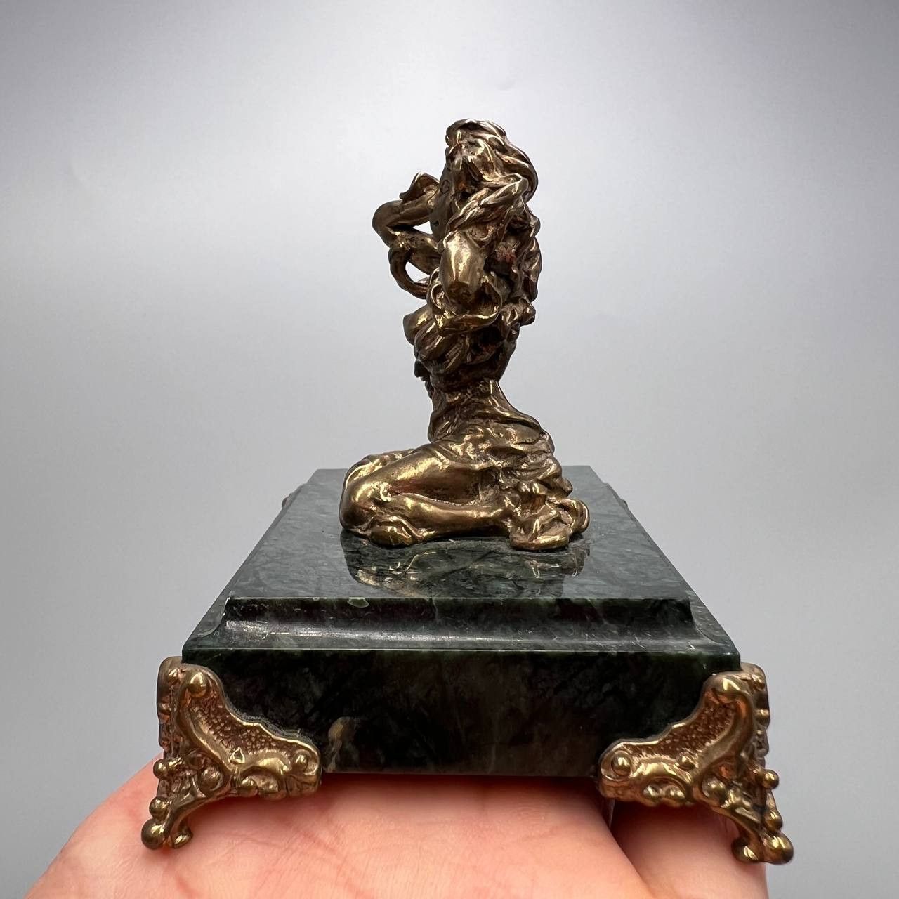 Vintage Bronze Virgo Zodiac Figurine Astrology Sculpture Size ONE SIZE - 5 Thumbnail