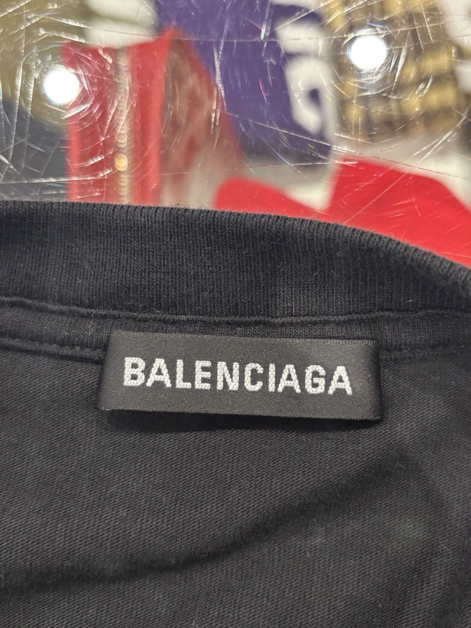 Balenciaga Balenciaga Logo-Print Oversize T-shirt Black Size US S / EU 44-46 / 1 - 4 Thumbnail