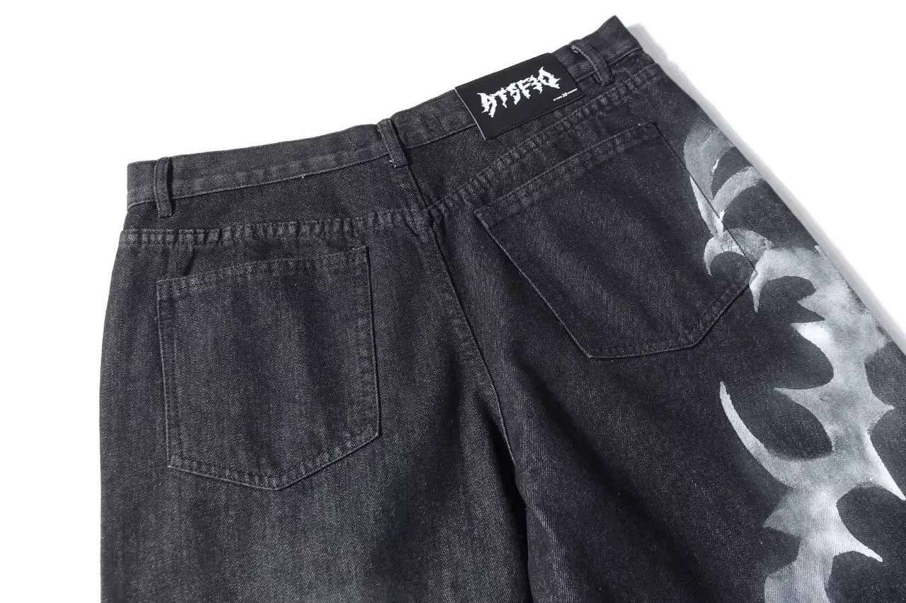 Japanese Brand × Vintage vintage hip-hop jeans Size US 35 - 4 Thumbnail