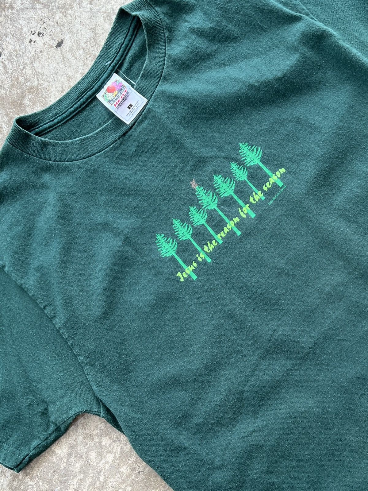 Vintage Vintage Jesus is the Reason Nature Tee Large Size US L / EU 52-54 / 3 - 1 Thumbnail