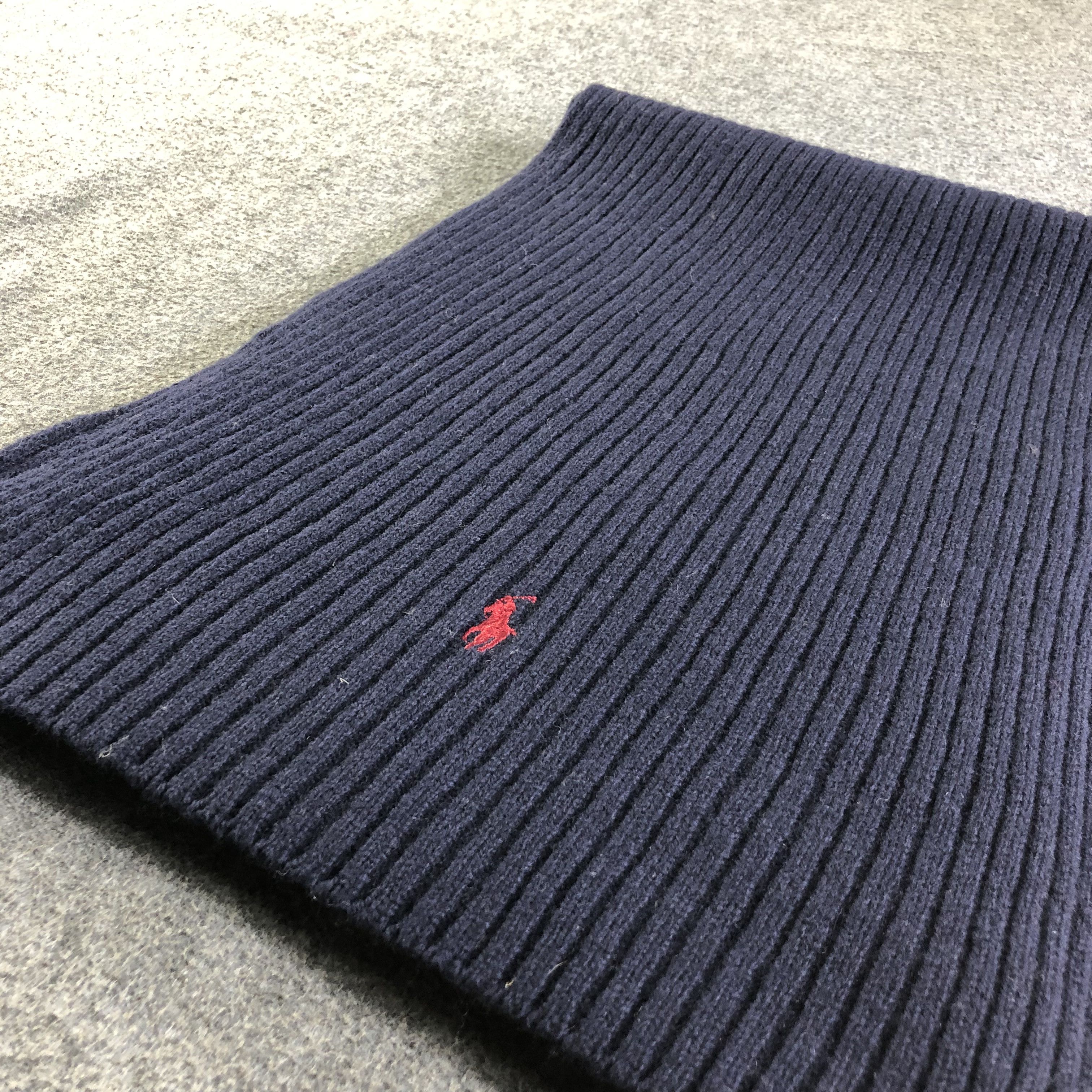 Polo Ralph Lauren Polo Ralph Lauren Pleated Wool Scarf Muffler V2030 Size ONE SIZE - 2 Thumbnail