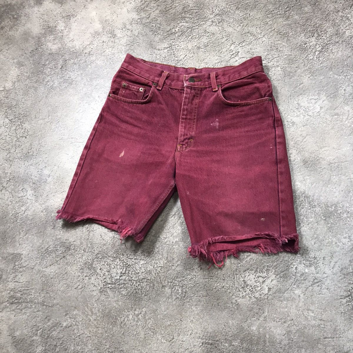 Vintage Vintage Levis Thrashed Denim Shorts Y2K Grunge Streetwear 28 Size US 28 / EU 44 - 1 Thumbnail