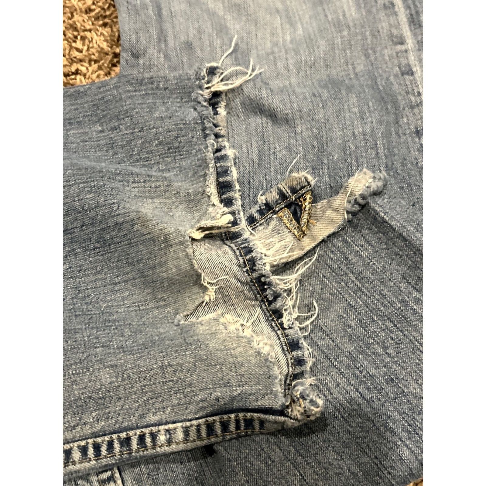 Vintage BKE Marshall Jeans Men Regular Bootcut Denim 32R Cotton Blue mid Cowboy Pockets Inseam 31” Size 32 31in Buckle Bke Mexico Size US 32 / EU 48 - 3 Thumbnail